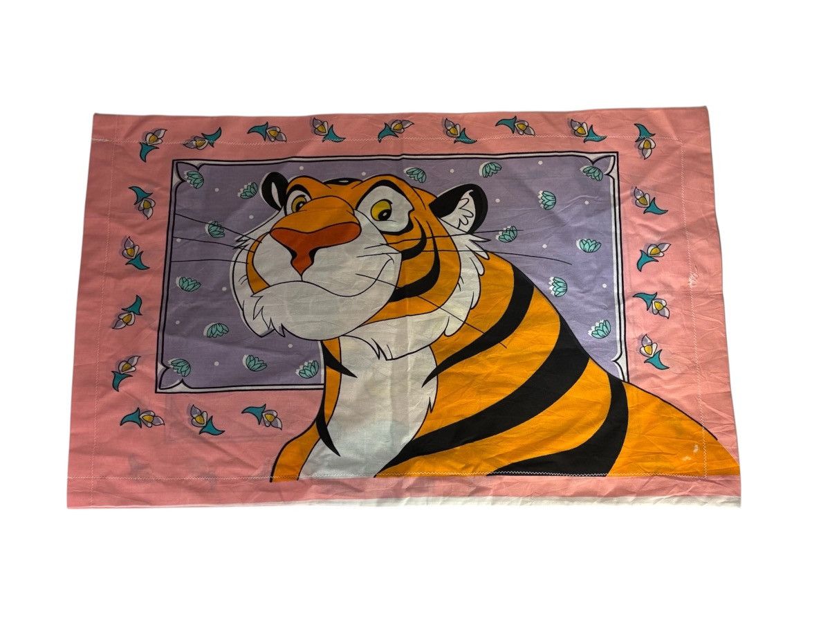 Disney Vintage 90s Disneys Aladdin Princess Jasmine Raja Pillowcase Size ONE SIZE - 5 Thumbnail