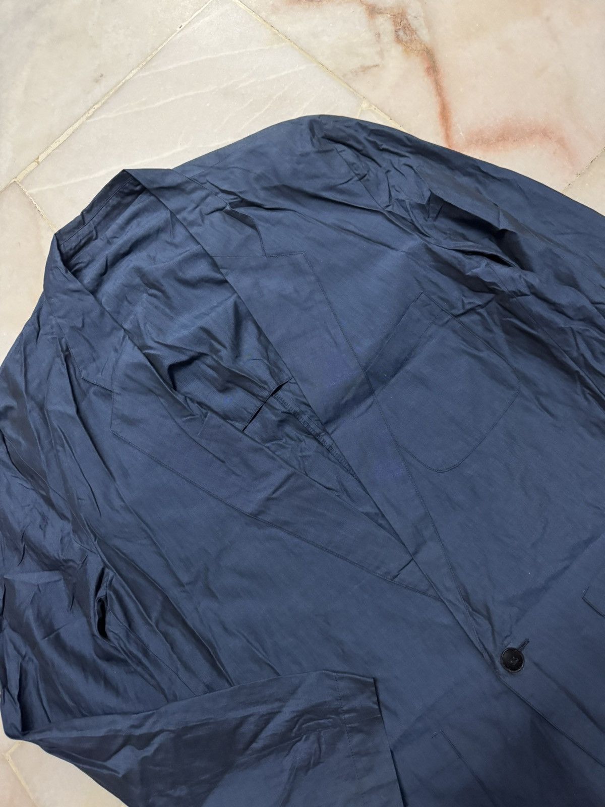 AGNES.B HOMME MADE IN FRANCE LIGHT LONG JACKET POCKET