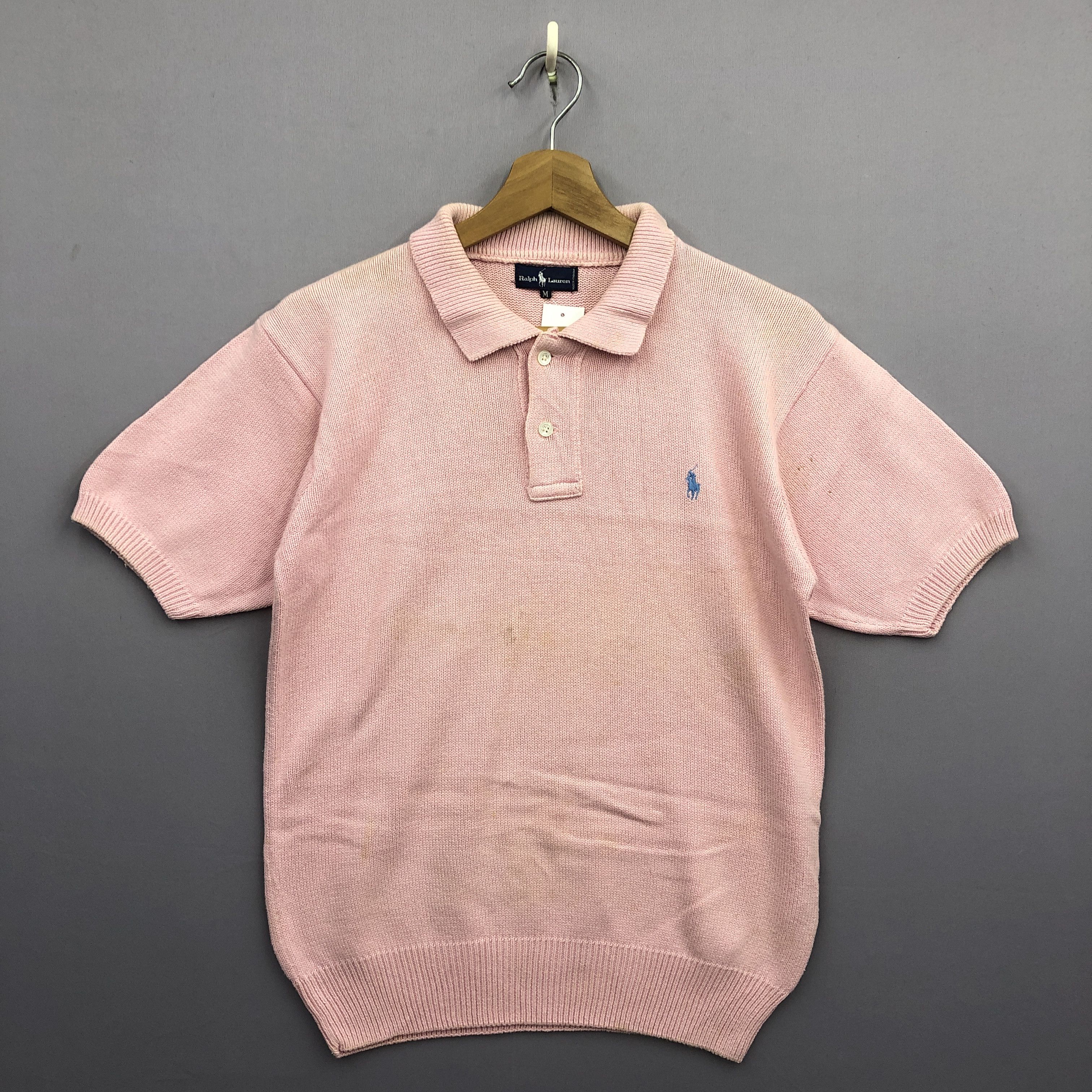 Polo Ralph Lauren Vintage Ralph Lauren Polo Knit SS Sweater Sweatshirt Jumper Size US S / EU 44-46 / 1 - 1 Thumbnail