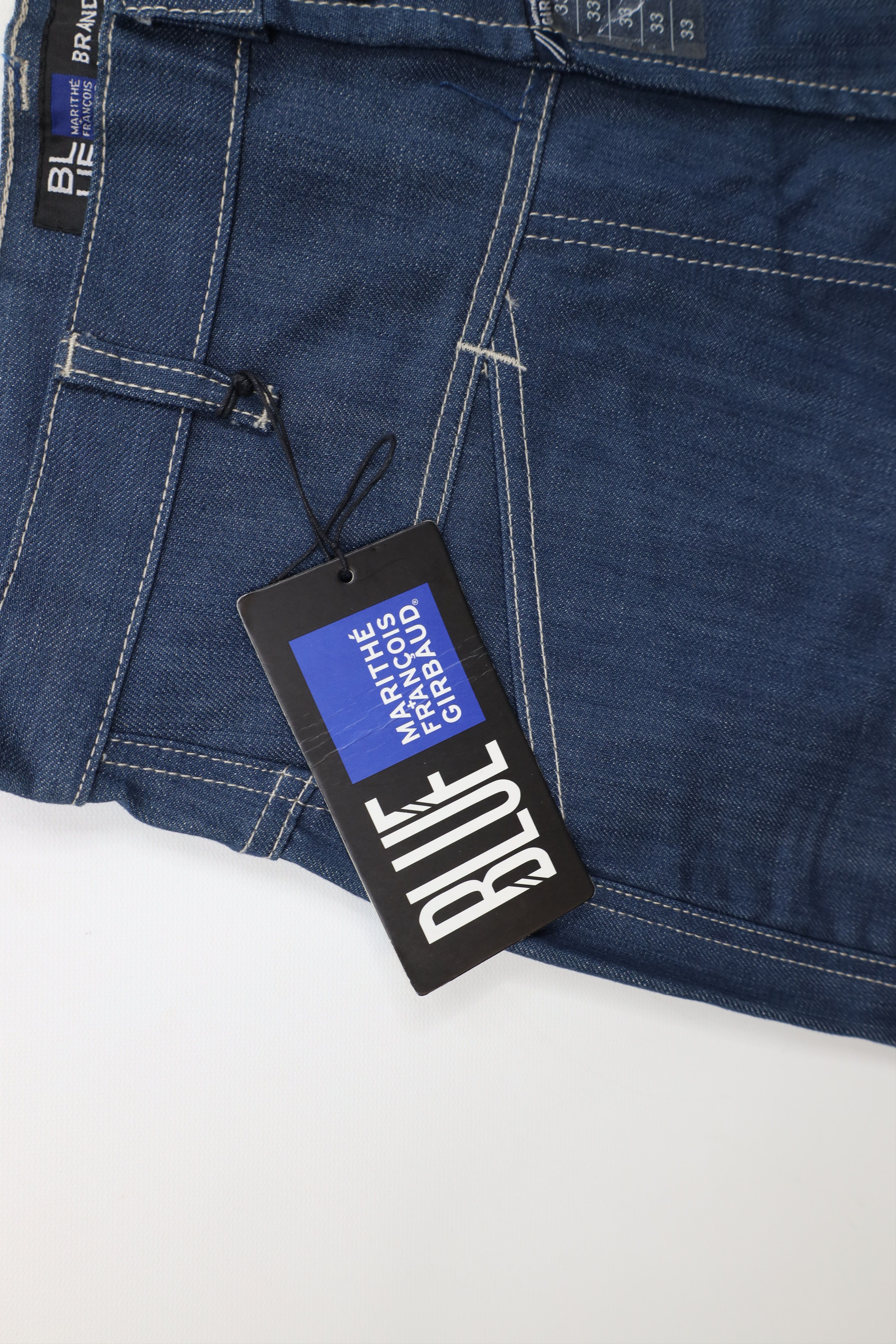Marithe + Francois Girbaud × Vintage Deadstock Vintage 90s Marithe Francois Girbaud Jean Shorts Size US 33 - 6 Thumbnail