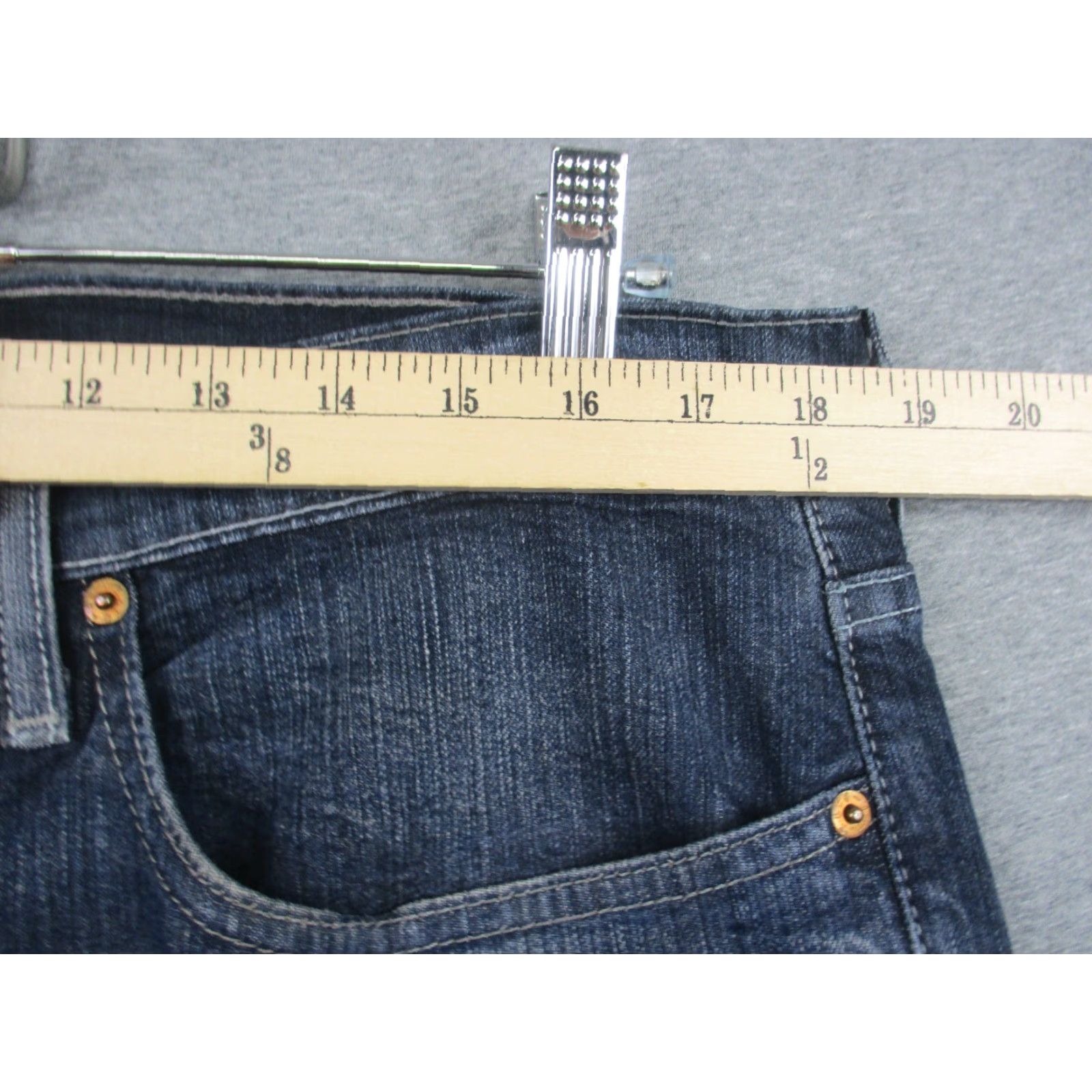 Levi's Levi's 559 Jeans Relaxed Straight Leg 34x32 Distressed Whiskered Blue Jeans - 34 Regular Mens Size US 34 / EU 50 - 2 Thumbnail