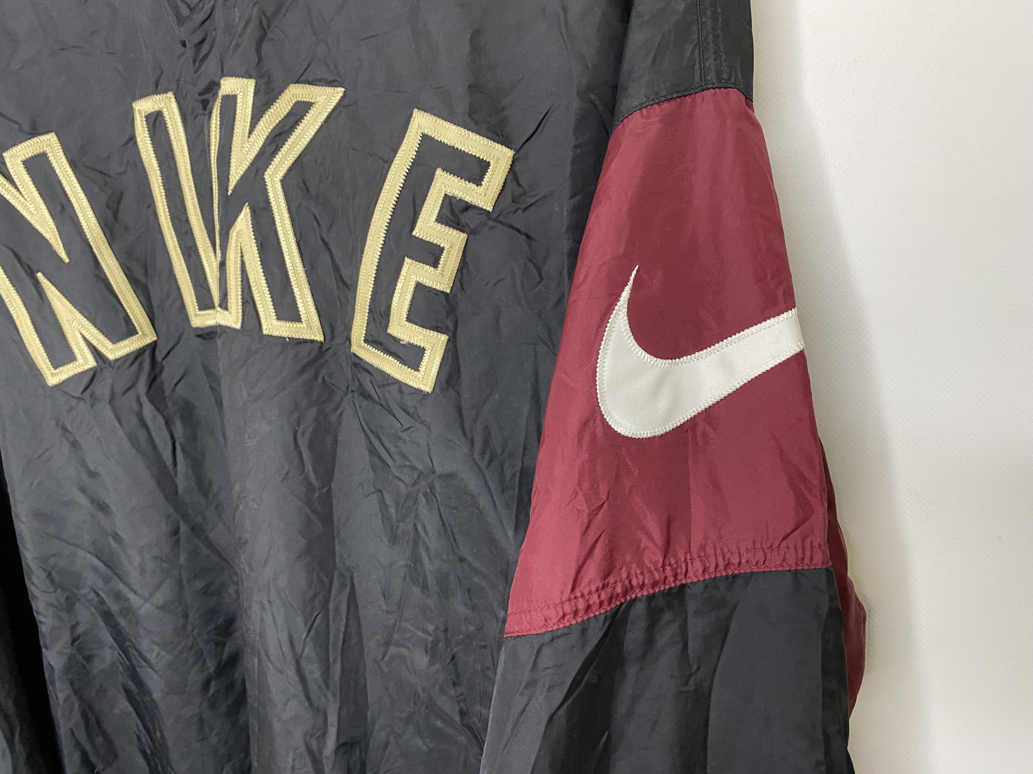 Nike VINTAGE 90’S NIKE PULLOVER WINDBREAKER FRONT POCKETS MENS Size US L / EU 52-54 / 3 - 3 Thumbnail