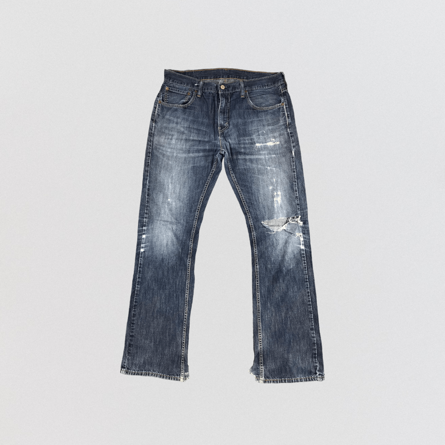 Levi's Vintage Distress Levis 527 Flare Jeans-JM1148 Size US 36 / EU 52 - 1 Thumbnail