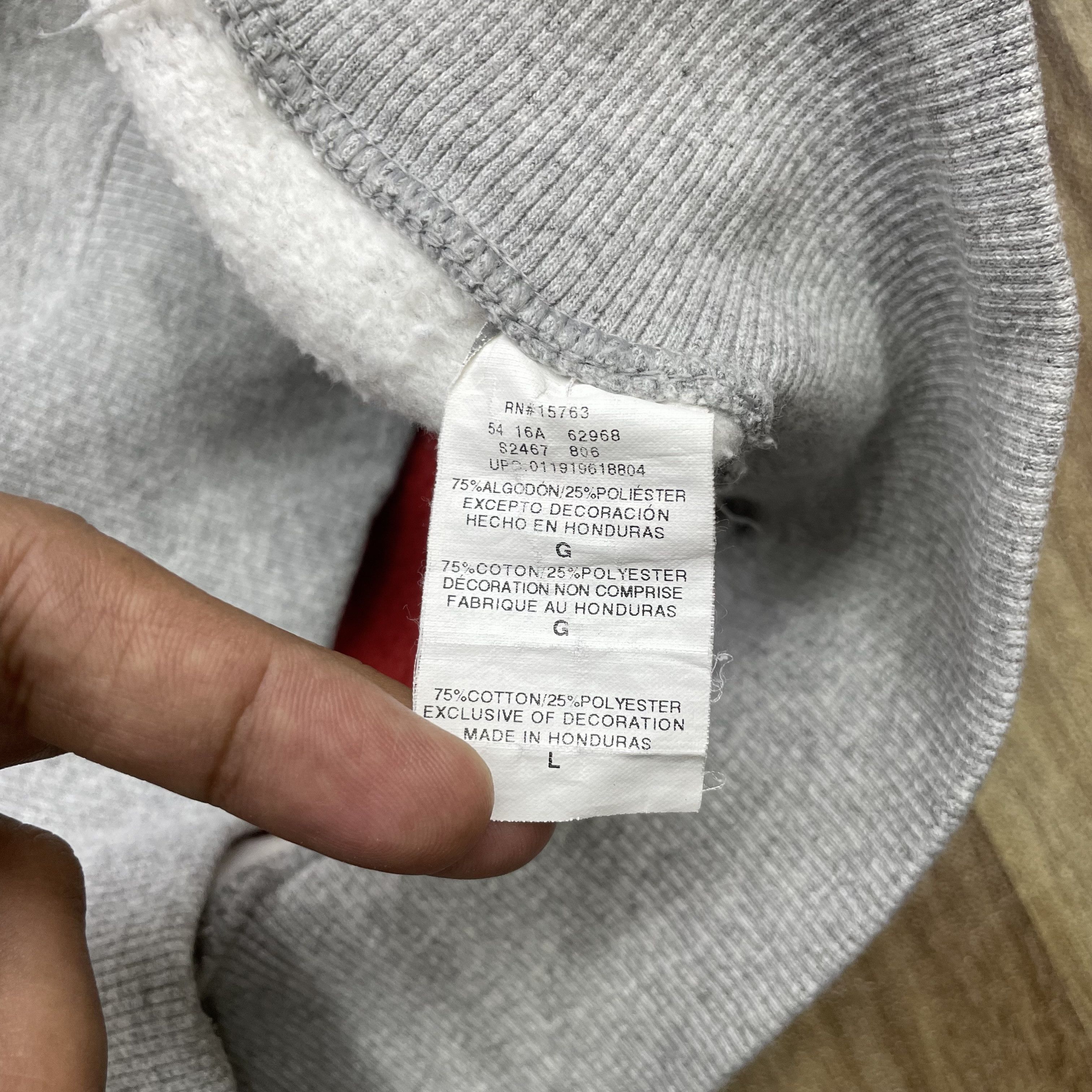 Vintage Custom Reworked Champion Skeleton Heart Patchwork Hoodie Size US L / EU 52-54 / 3 - 6 Thumbnail