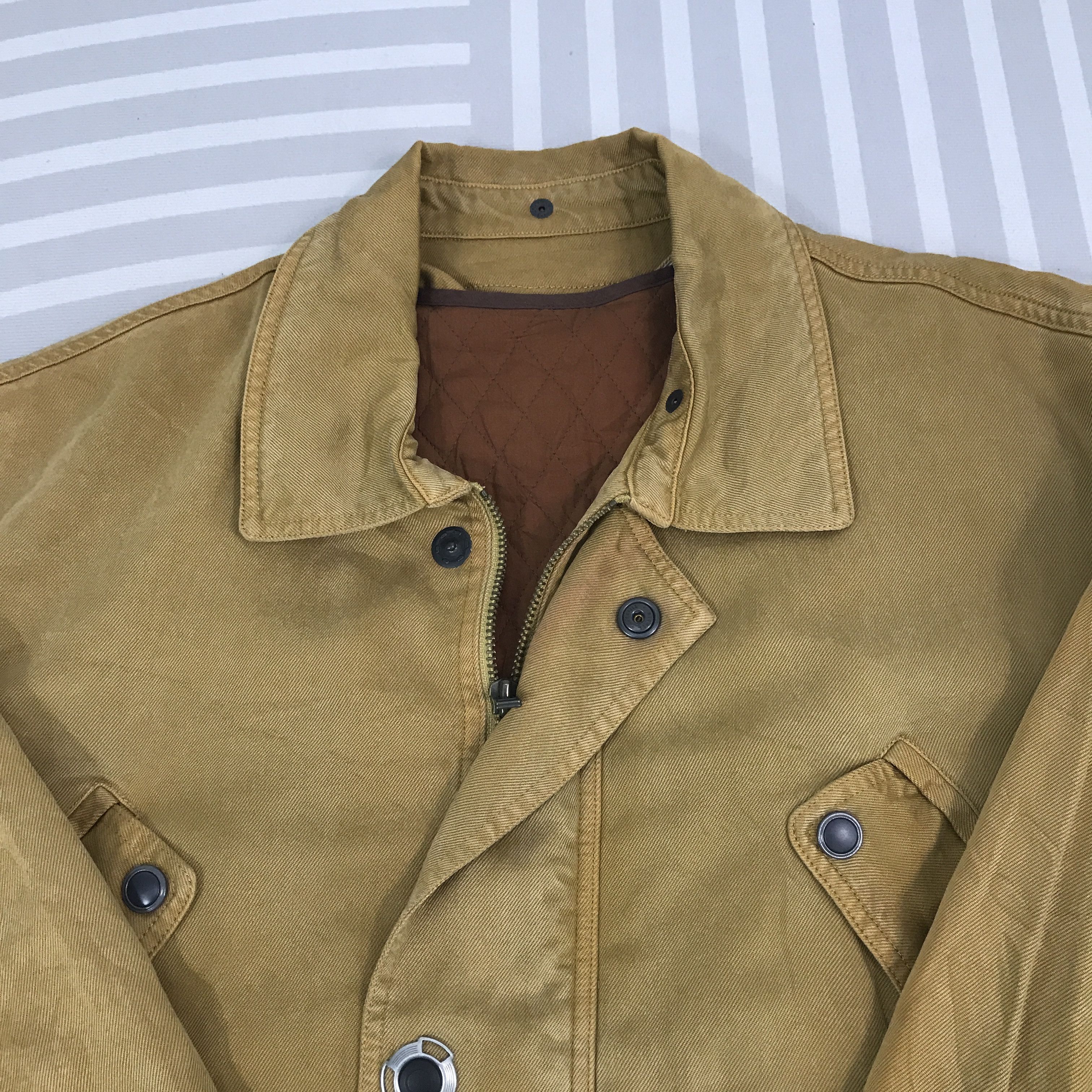 Charles Jourdan × Japanese Brand × Vintage Vintage Charles Jourdan khaki chore coat Jacket Size US M / EU 48-50 / 2 - 7 Thumbnail