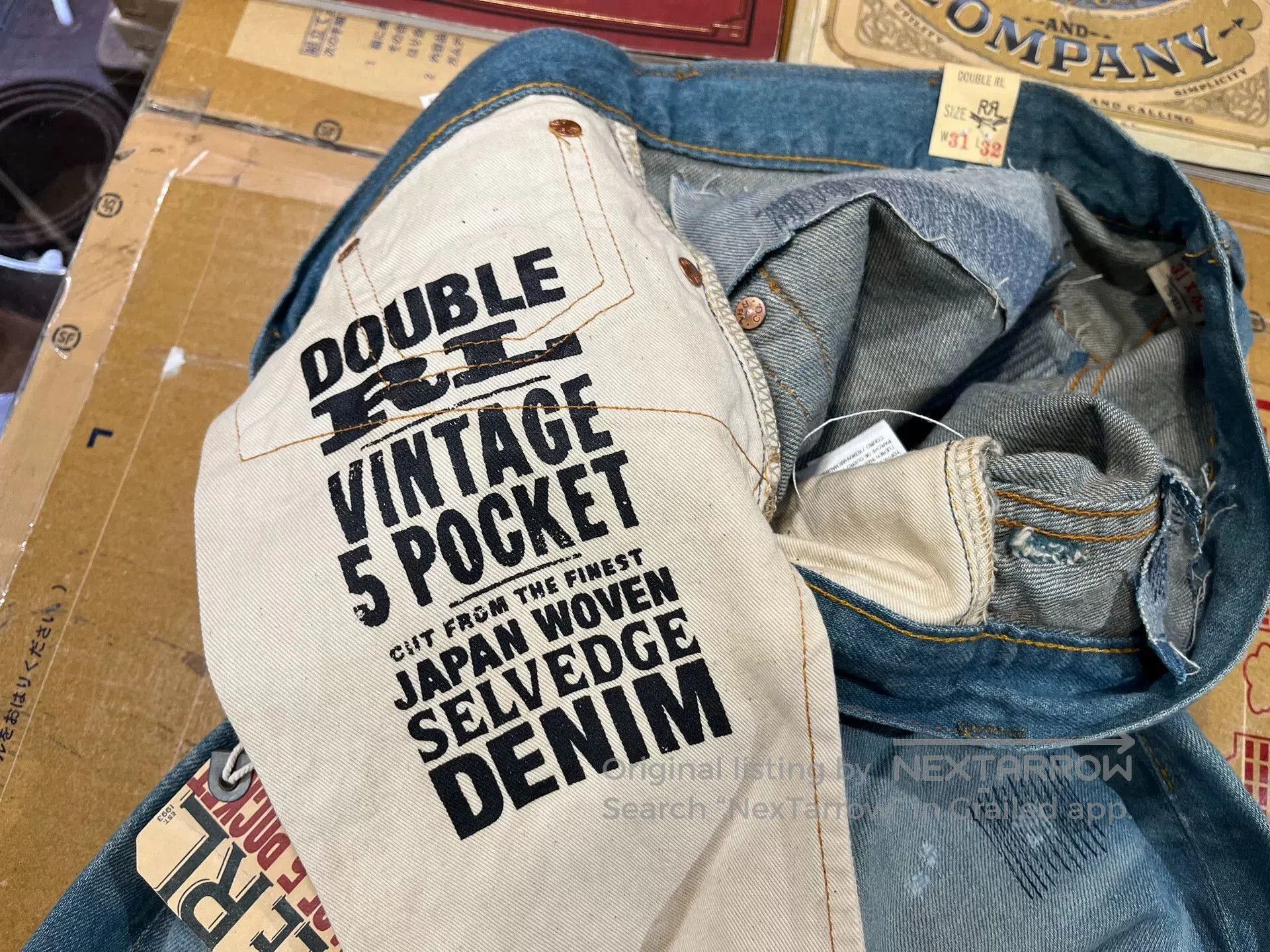 RRL Ralph Lauren rrl patchwork distressed jeans by ralph lauren. Size US 32 / EU 48 - 4 Thumbnail