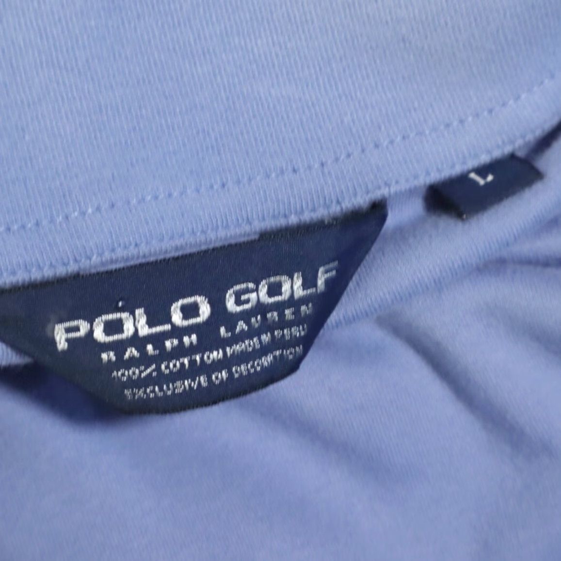 Polo Ralph Lauren Polo Ralph Lauren Pima Cotton 1/4 Zip Vest Sweater Blue Men's L Shirt Size US L / EU 52-54 / 3 - 5 Thumbnail