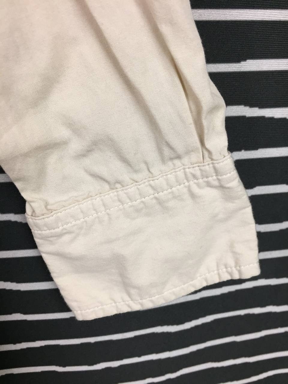 Japanese Brand D.M.G Domingo Made in Japan Cream Button Up Shirt Size US S / EU 44-46 / 1 - 6 Thumbnail