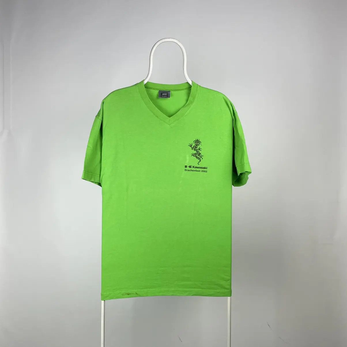 Band Tees Kawasaki moto T-shirt dragon band tee vintage size Large Size US L / EU 52-54 / 3 - 2 Thumbnail