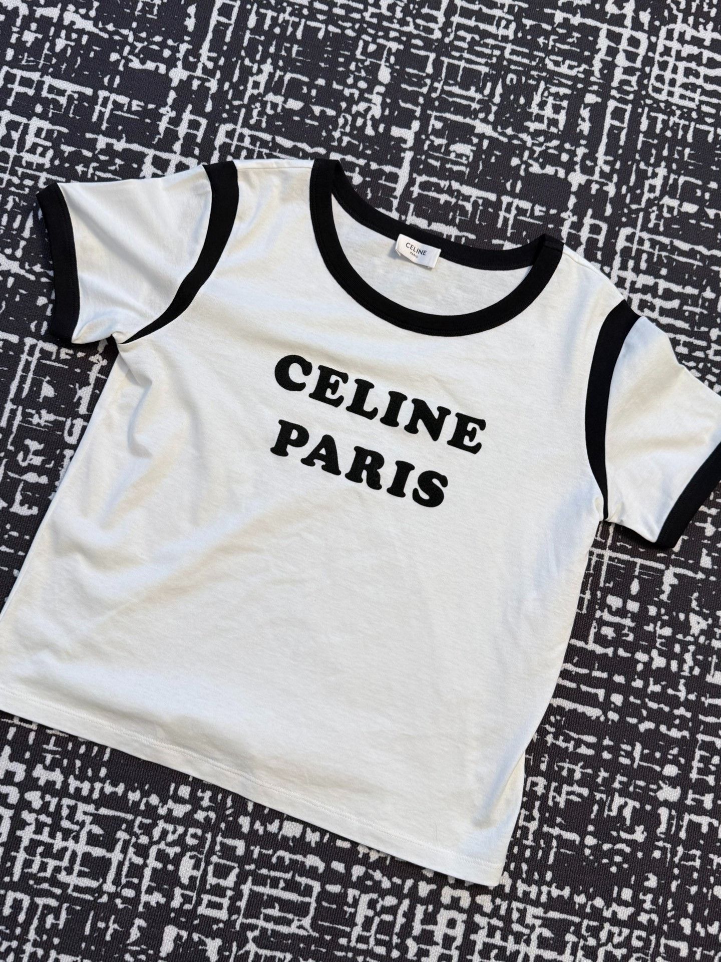 Celine Celine Logo Panda Color White T-Shirt Size XS / US 0-2 / IT 36-38 - 1 Thumbnail