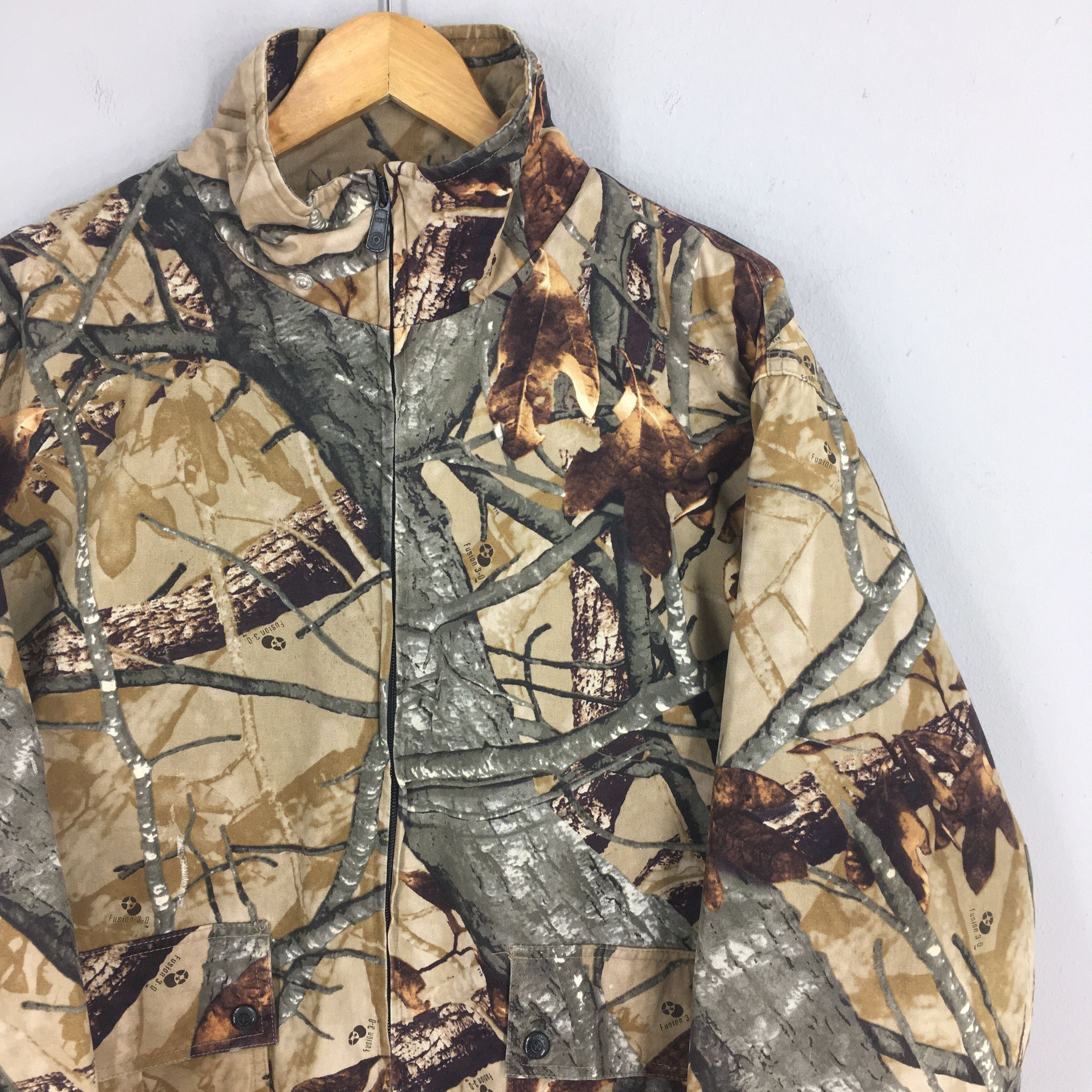 Mossy Oaks Vintage Outfitters Ridge Real Tree Camo Zipper Jacket Medium Size US M / EU 48-50 / 2 - 2 Thumbnail