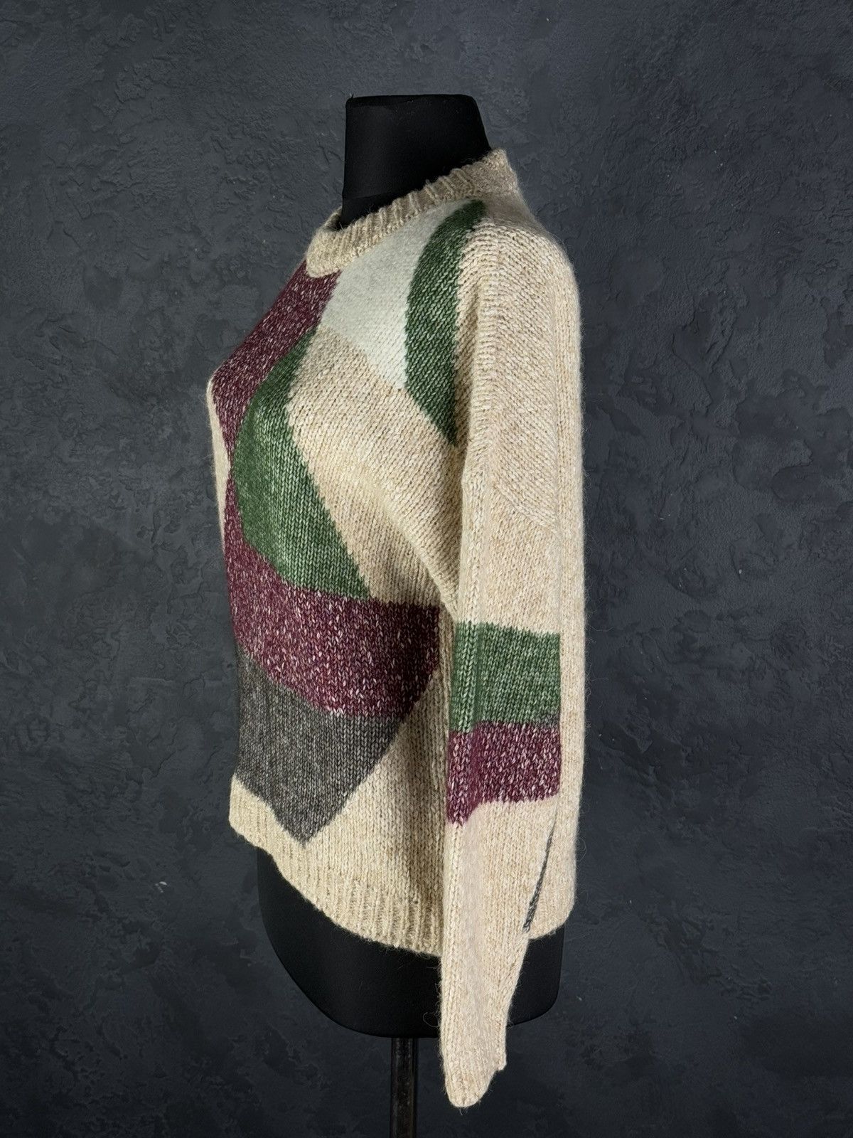Sezane La Maille Sezane Colorblock Pattern Crew Neck Sweater Size S / US 4 / IT 40 - 4 Thumbnail