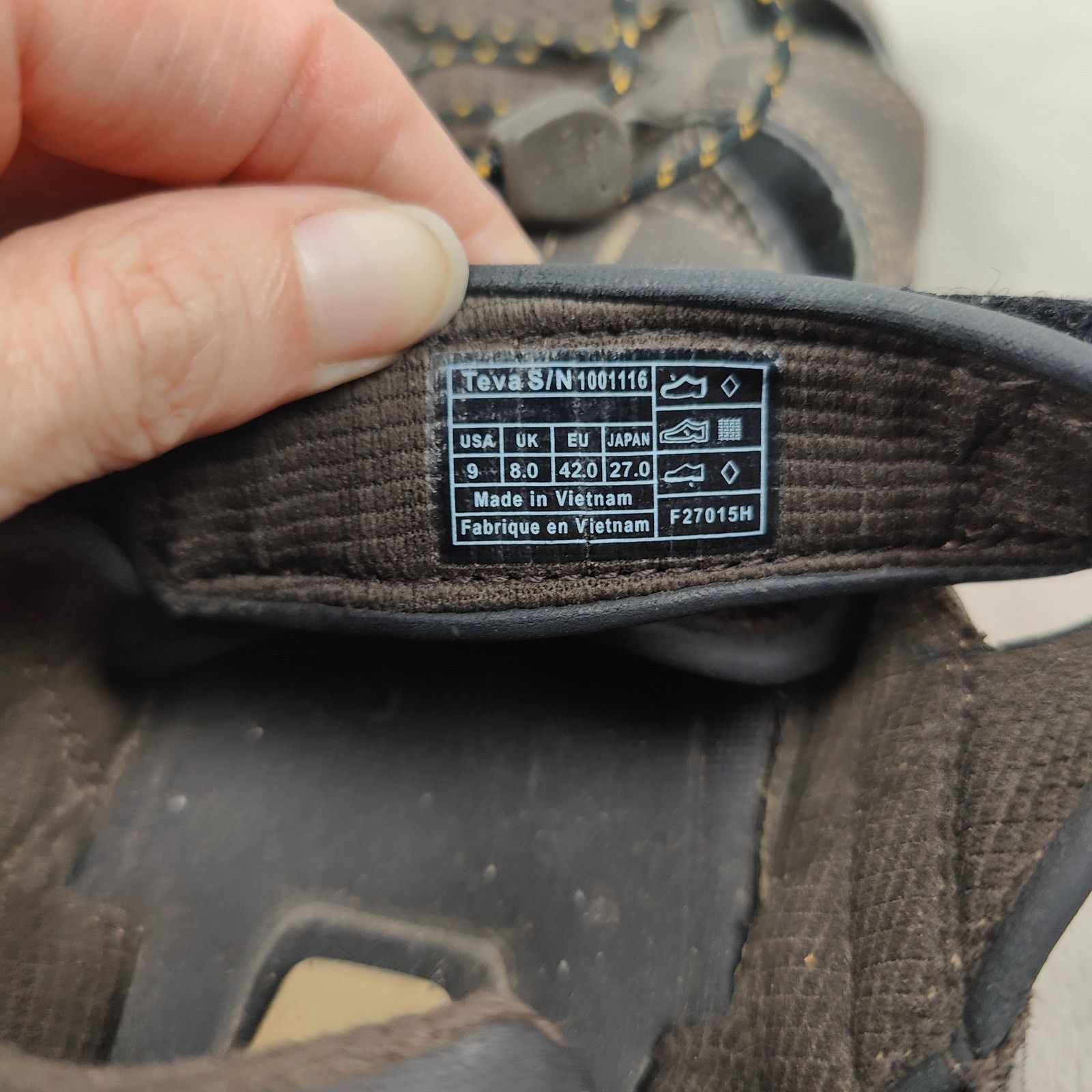 Teva Teva Forebay Sandals Mens 9 Brown Amphibious Hiking Size US 9 / EU 42 - 8 Thumbnail