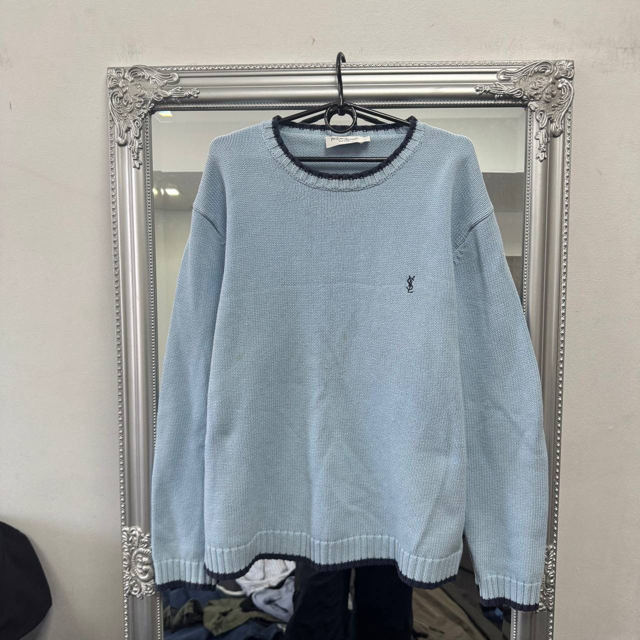 Yves Saint Laurent Vintage YSL Yves Saint Lauren Sweater knit Size US L / EU 52-54 / 3 - 1 Thumbnail
