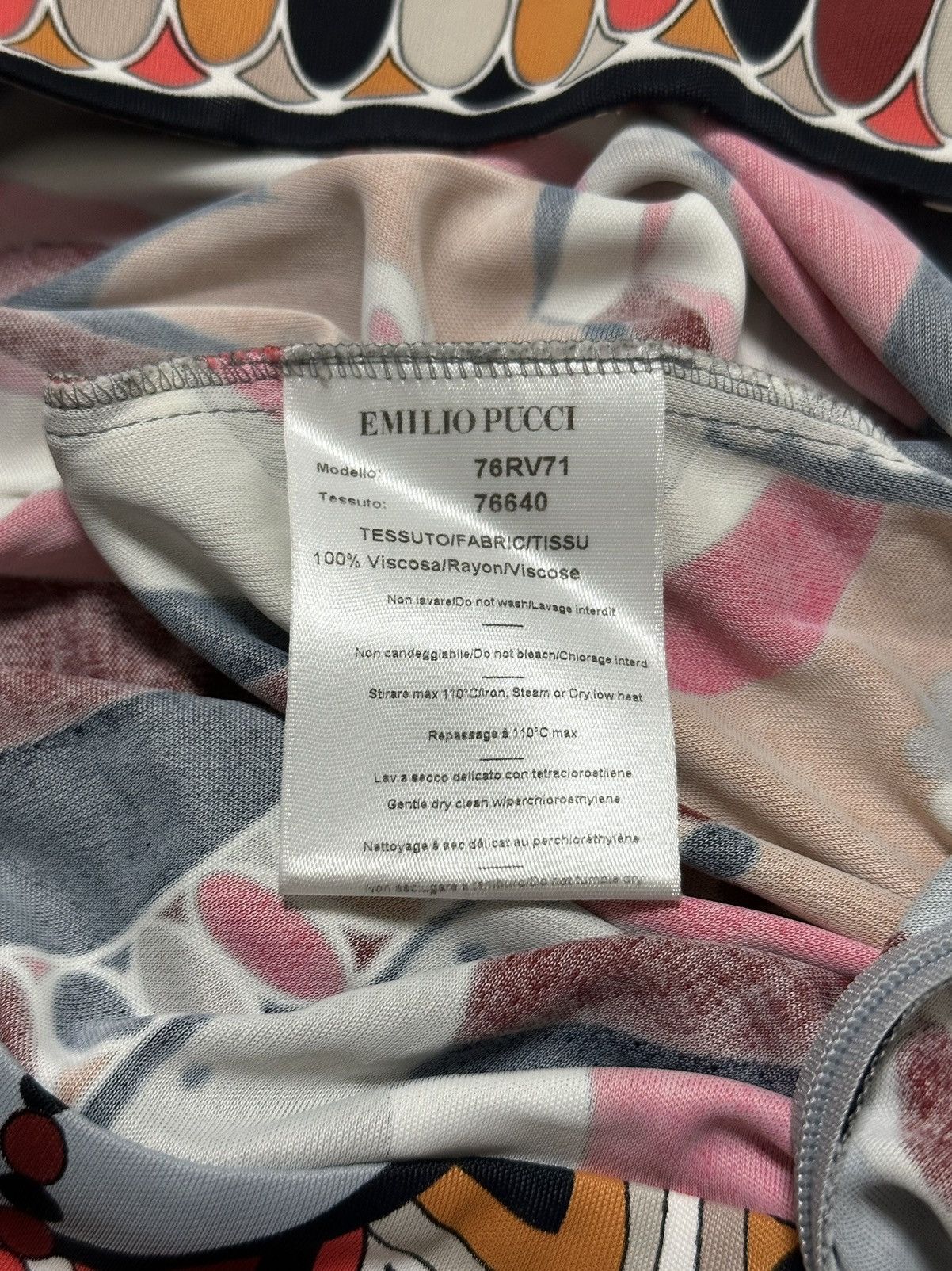 Emilio Pucci EMILIO PUCCI Floral Print Mini Skirt Size 25" / US 0 / IT 36 - 7 Thumbnail