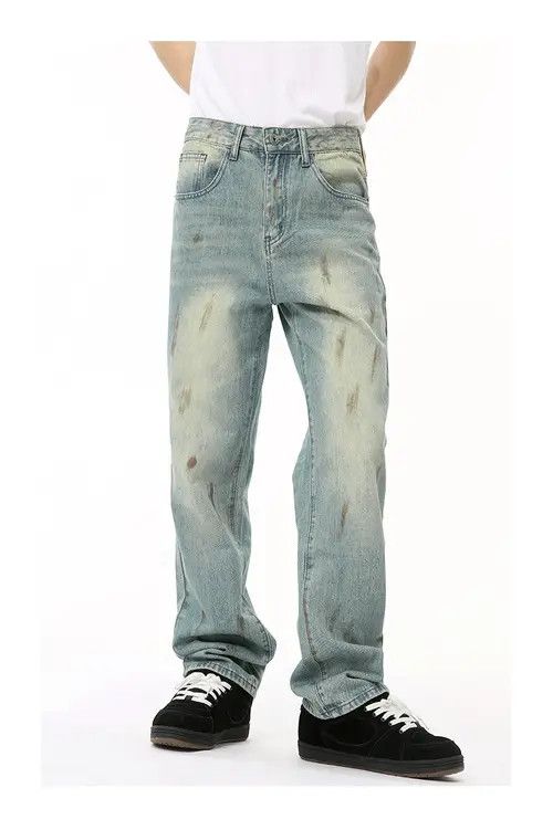 VIBE American retro distressed washed gradient jeans Size US 32 / EU 48 - 4 Thumbnail