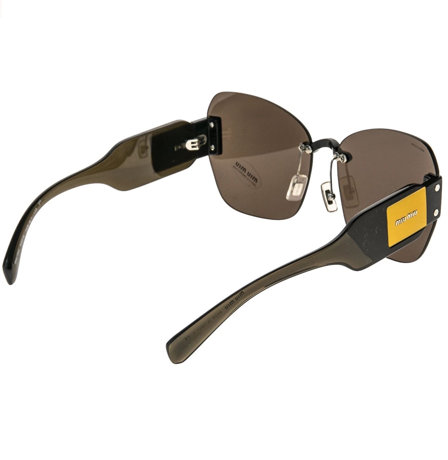 Miu Miu MIU MIU MU08SS SORBET 08S Black Butterfly Rimless Sunglasses Size ONE SIZE - 6 Thumbnail
