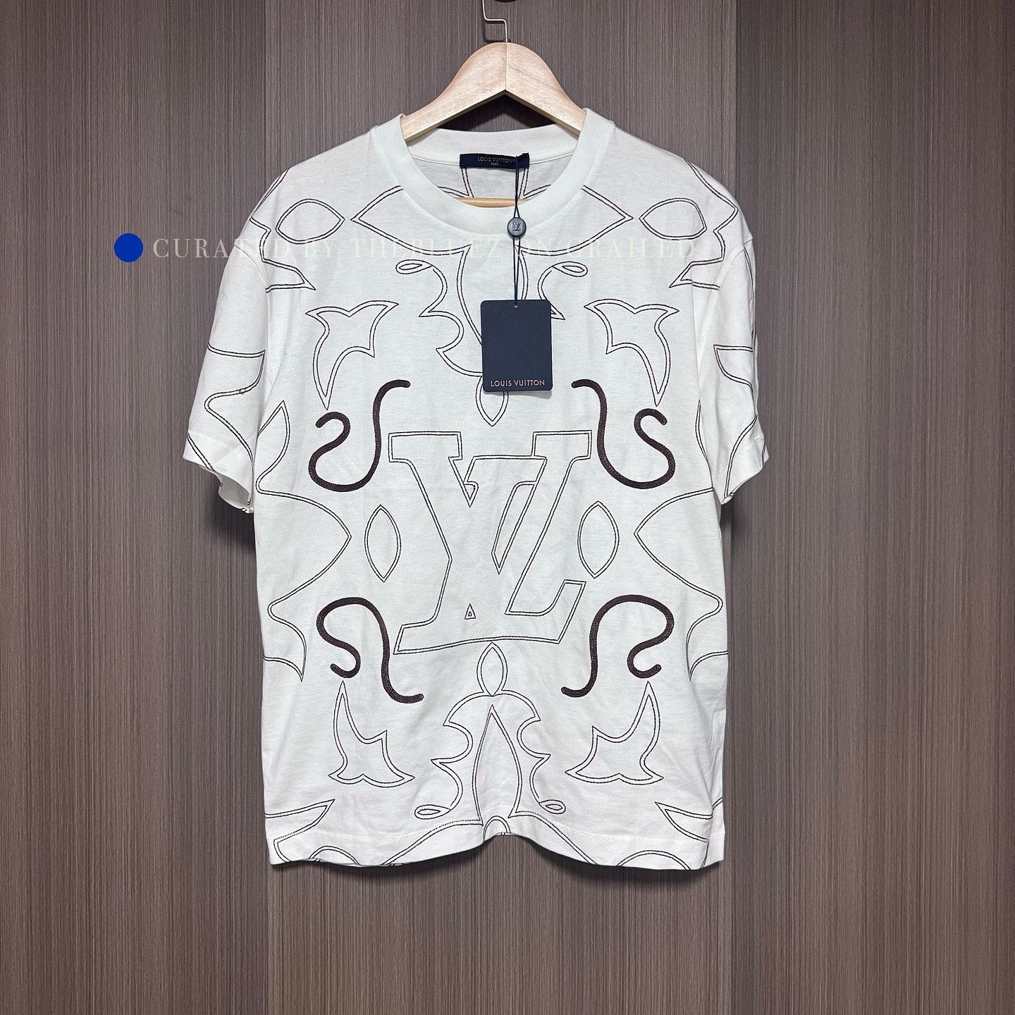 Louis Vuitton White Short Sleeve Graphic T-Shirt Size US S / EU 44-46 / 1 - 1 Thumbnail