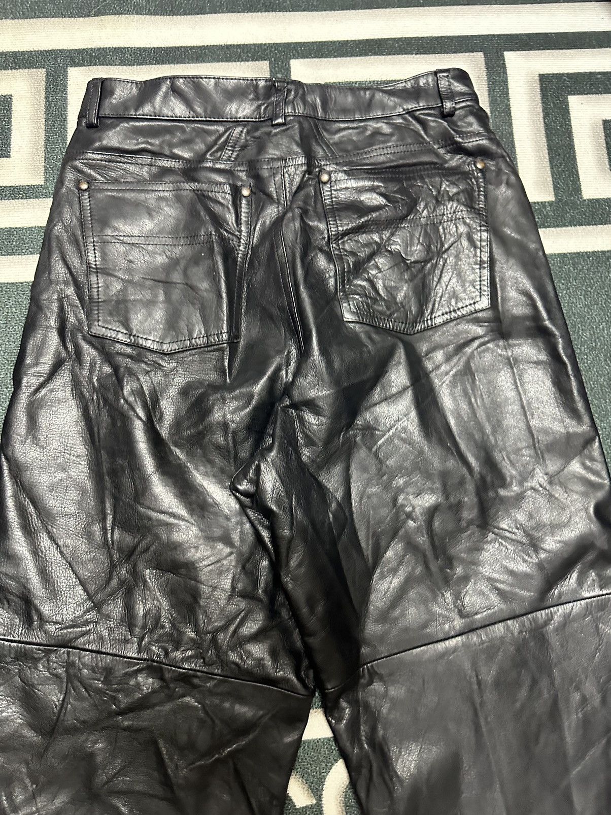 Comme des Garcons Homme Vintage 80s Comme des garcons homme leather pants Size US 30 / EU 46 - 5 Thumbnail