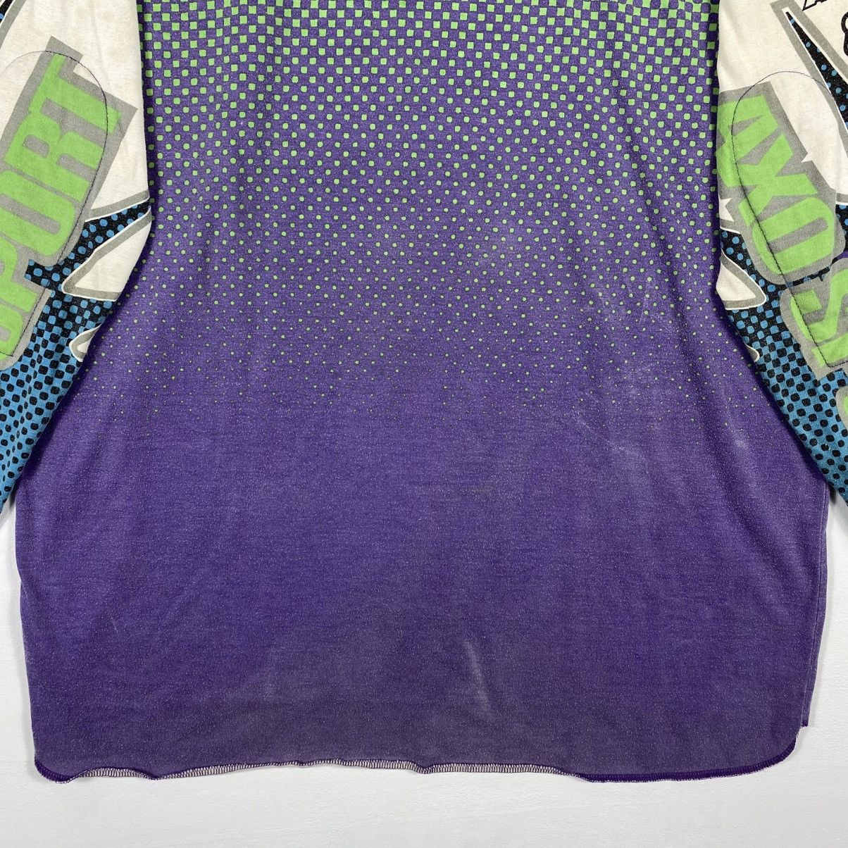 Vintage Vintage 90's AXO SPORT INTERNATIONAL Long Sleeve Jersey Size US L / EU 52-54 / 3 - 13 Thumbnail