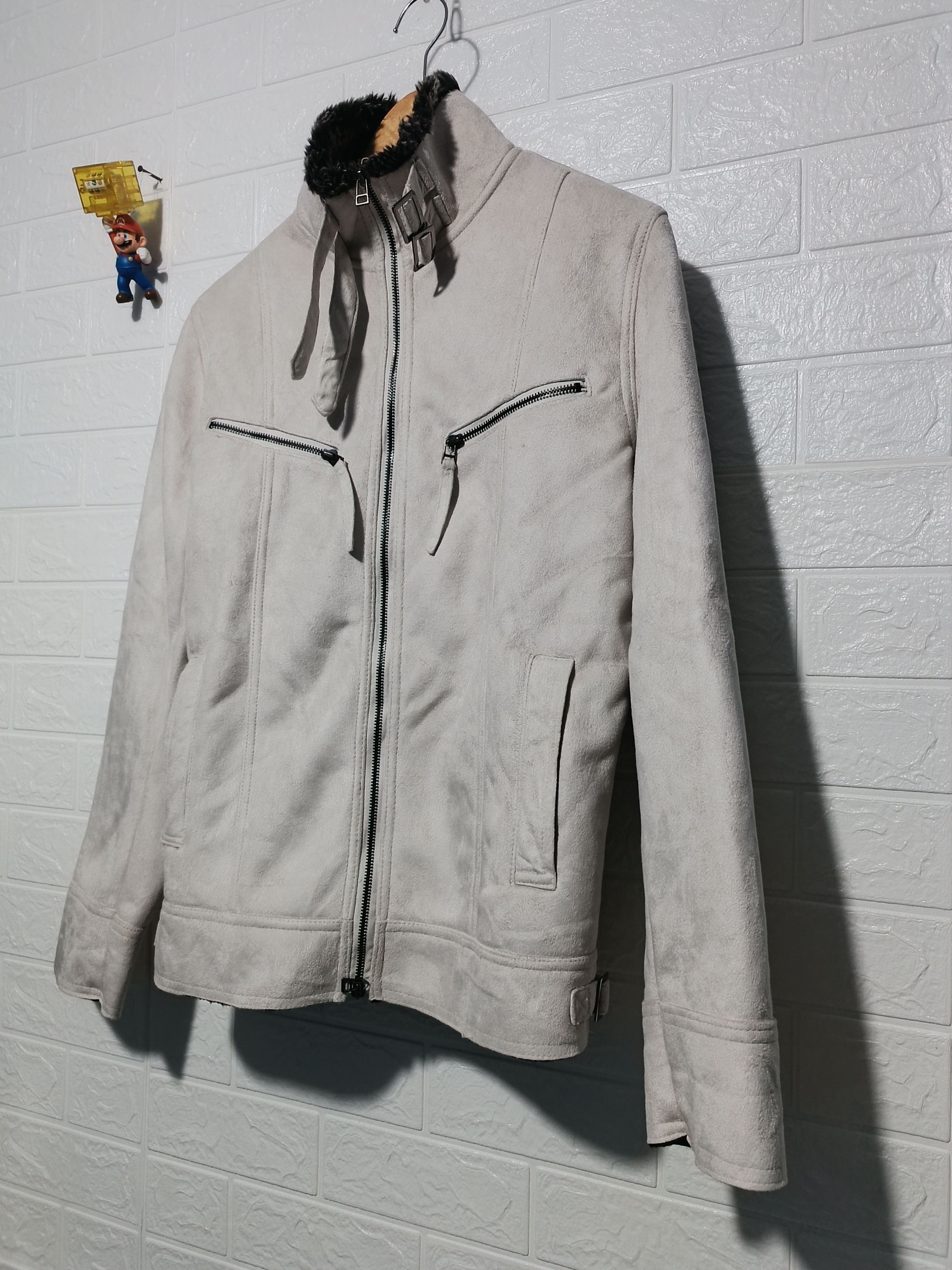 Japanese Brand Japanese Faux Fur Biker Winter Jacket Ifsixwasnine Style Size US M / EU 48-50 / 2 - 4 Thumbnail