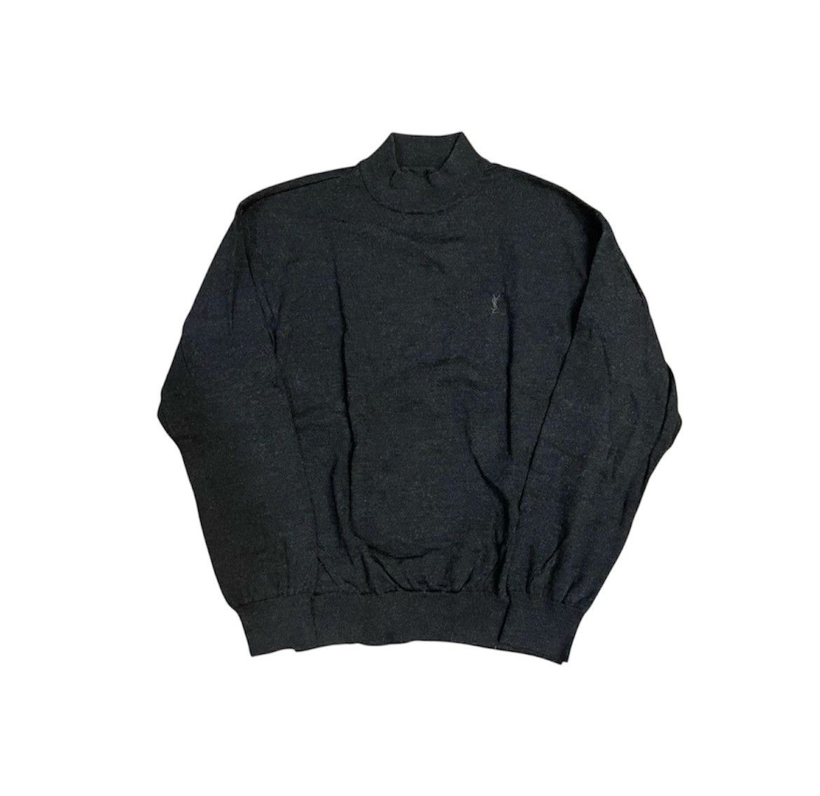 Yves Saint Laurent Vintage ‼️ Yves Saint Laurent Pour Homme Turtleneck Knitwear Size US XL / EU 56 / 4 - 1 Thumbnail