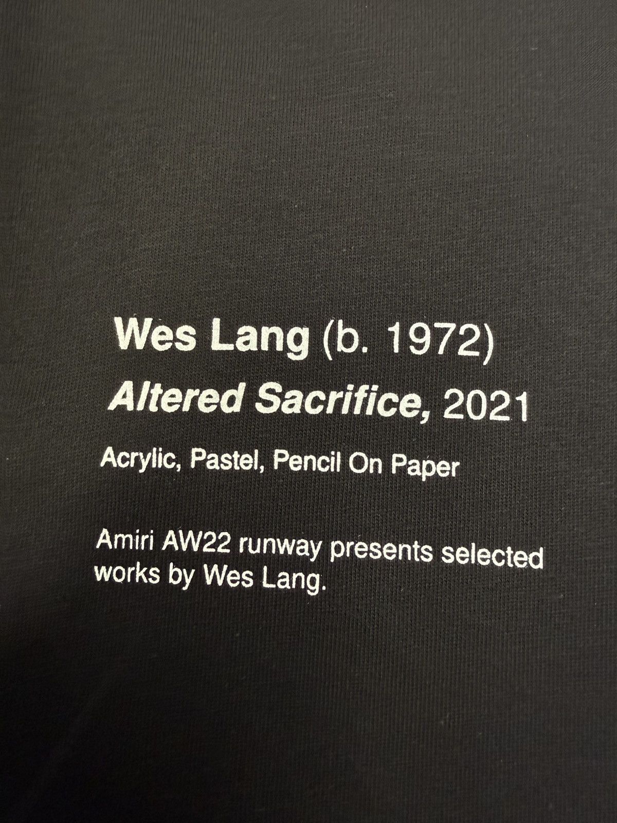 Amiri × Wes Lang Checker Skull Tee Black Size US S / EU 44-46 / 1 - 5 Thumbnail