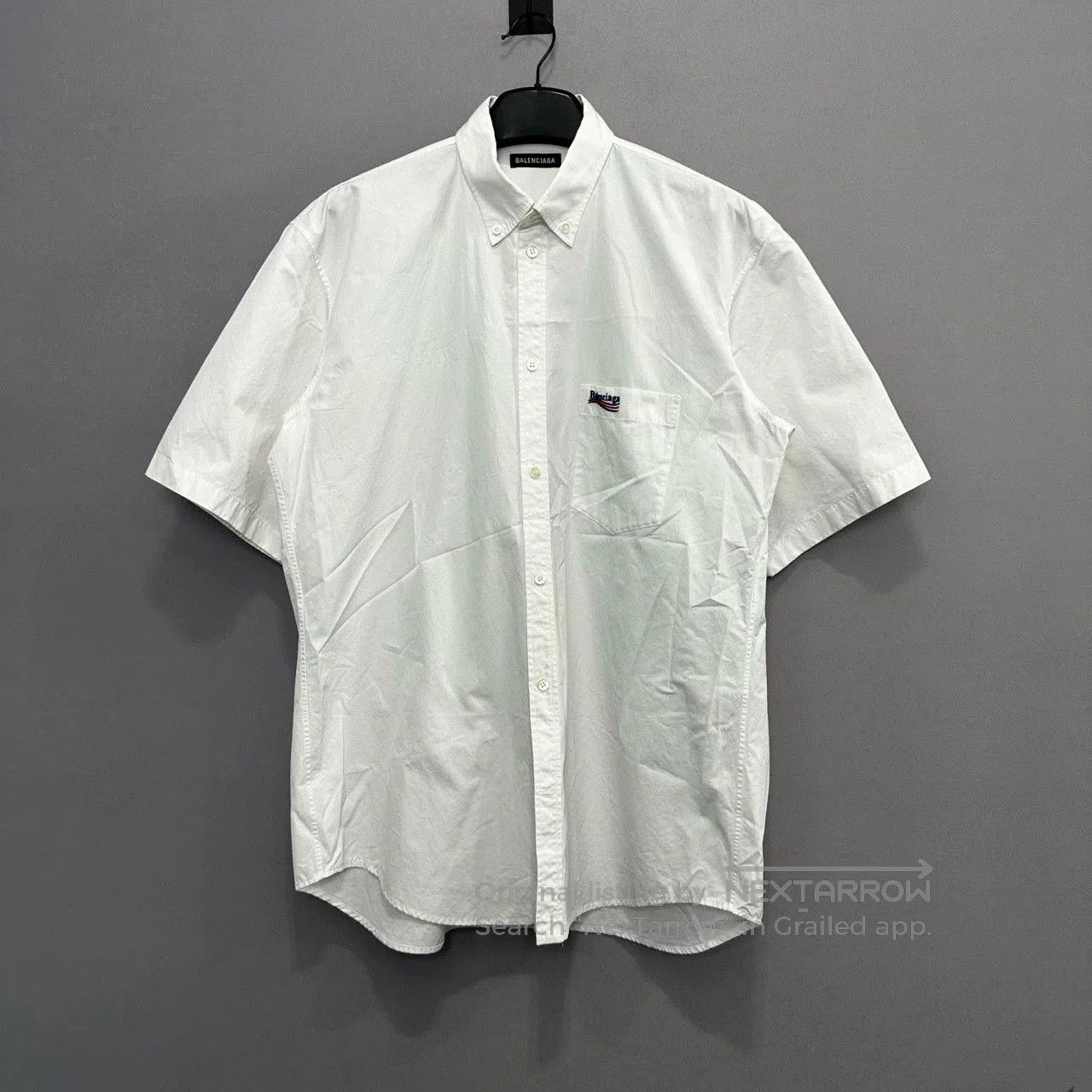 Balenciaga balenciaga wave embroidery long sleeve shirt. Size US M / EU 48-50 / 2 - 1 Thumbnail