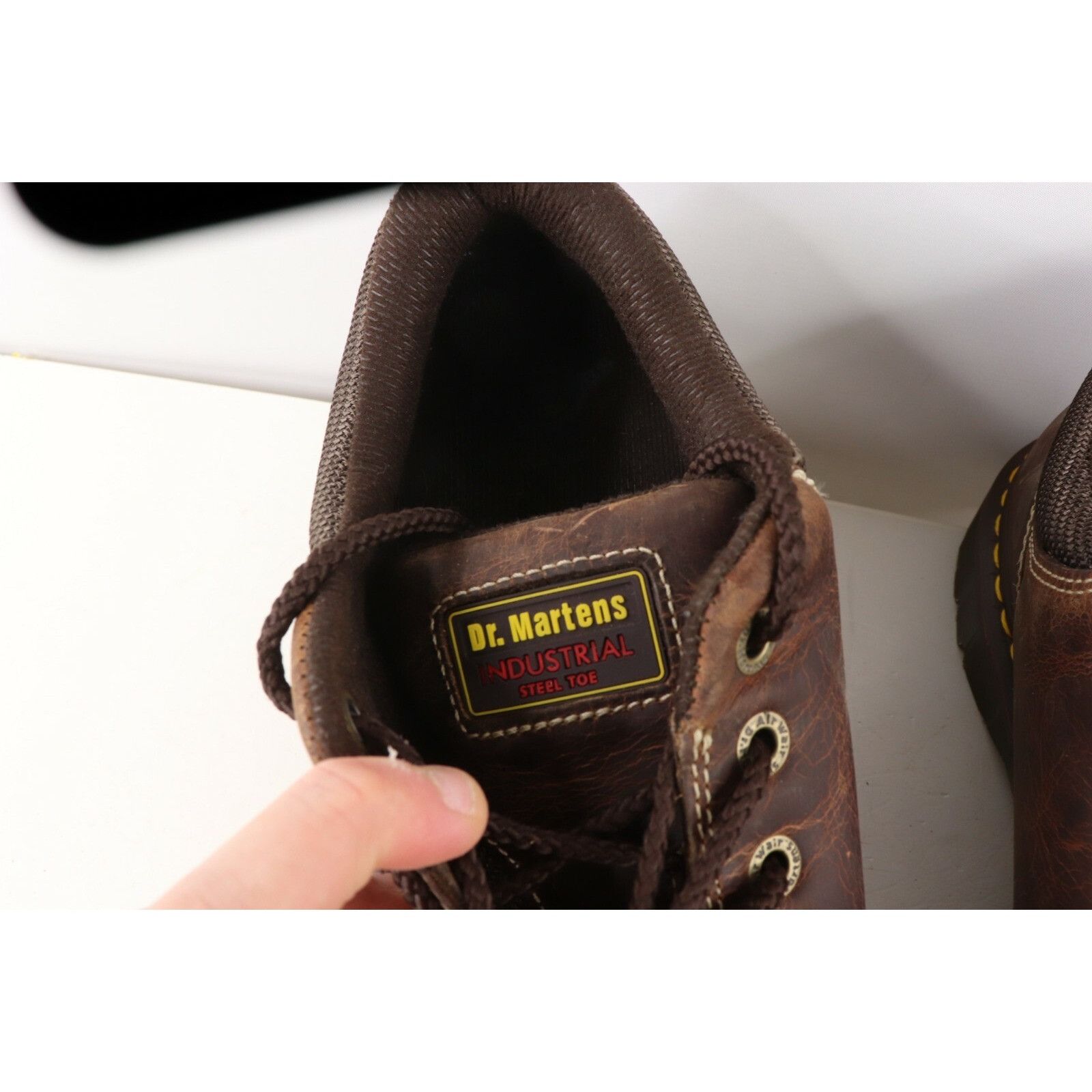 Dr. Martens Vintage Dr Martens Chunky Platform Steel Toe Leather Shoes Size US 14 / EU 47 - 4 Thumbnail