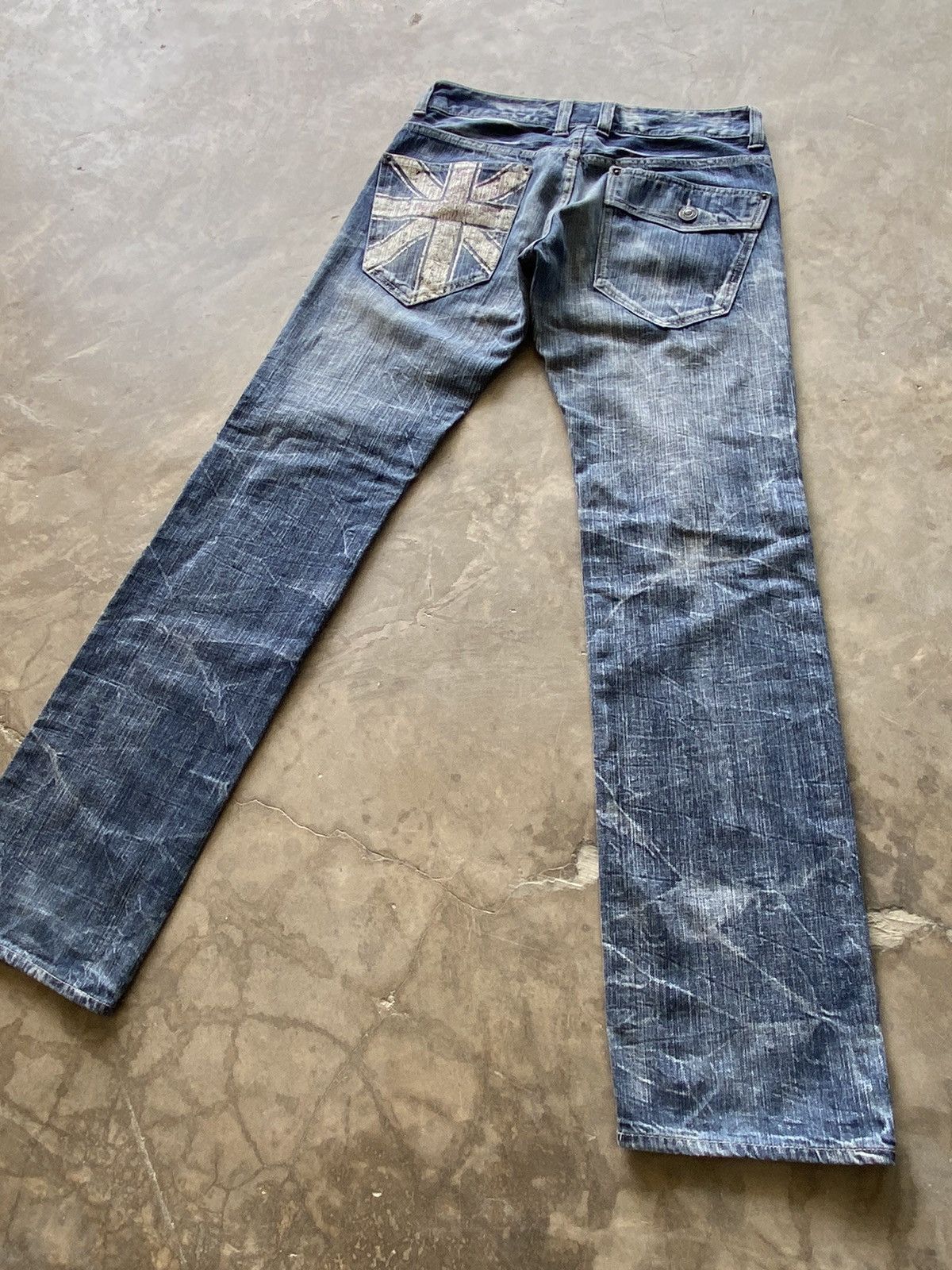 Japanese Brand × Vintage Japanese Claws Distressed Double Focus Grunge Jeans pp3 Size US 31 - 9 Thumbnail