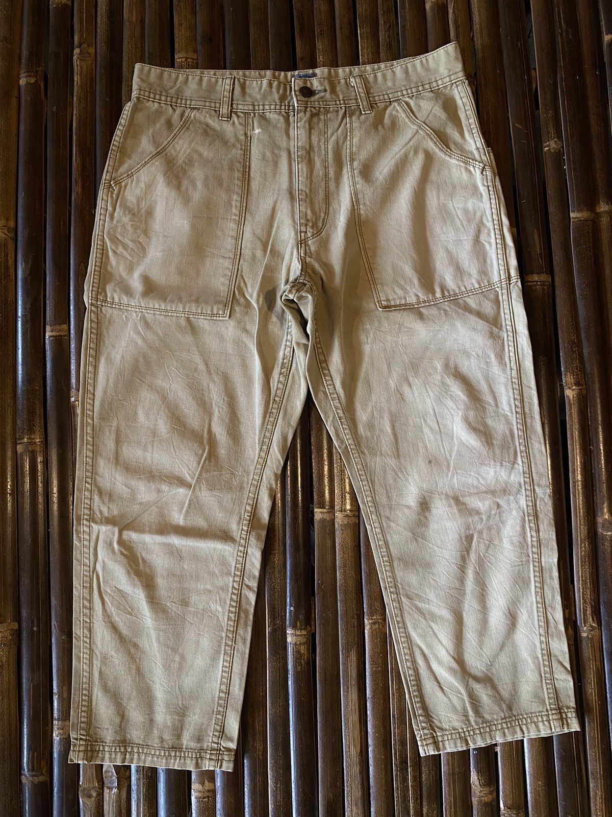 image of Vintage Go Hemp Pants in Cream, Men's (Size 33)