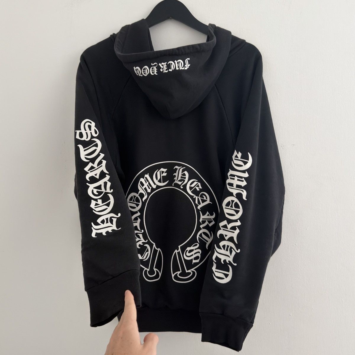 Chrome Hearts Vintage Chrome Hearts Thermal Lined Zip Up Hoodie Size US L / EU 52-54 / 3 - 1 Thumbnail