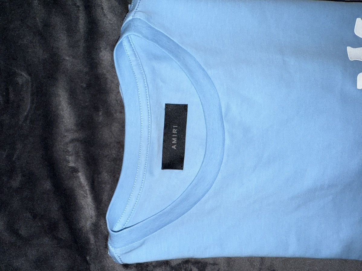 Amiri Amiri Logo Tee Blue size XL Size US XL / EU 56 / 4 - 3 Thumbnail