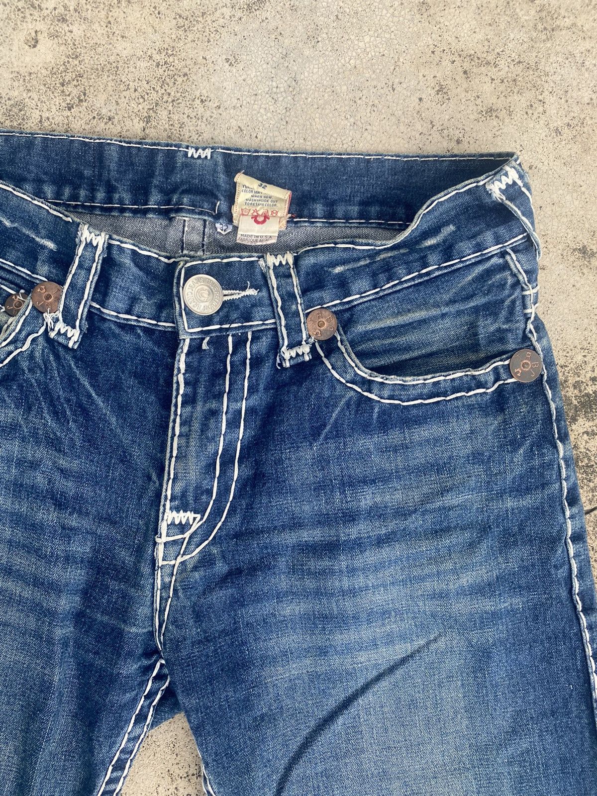 If Six Was Nine × Japanese Brand × True Religion Flare Jeans True Rerigion Size US 33 - 9 Thumbnail