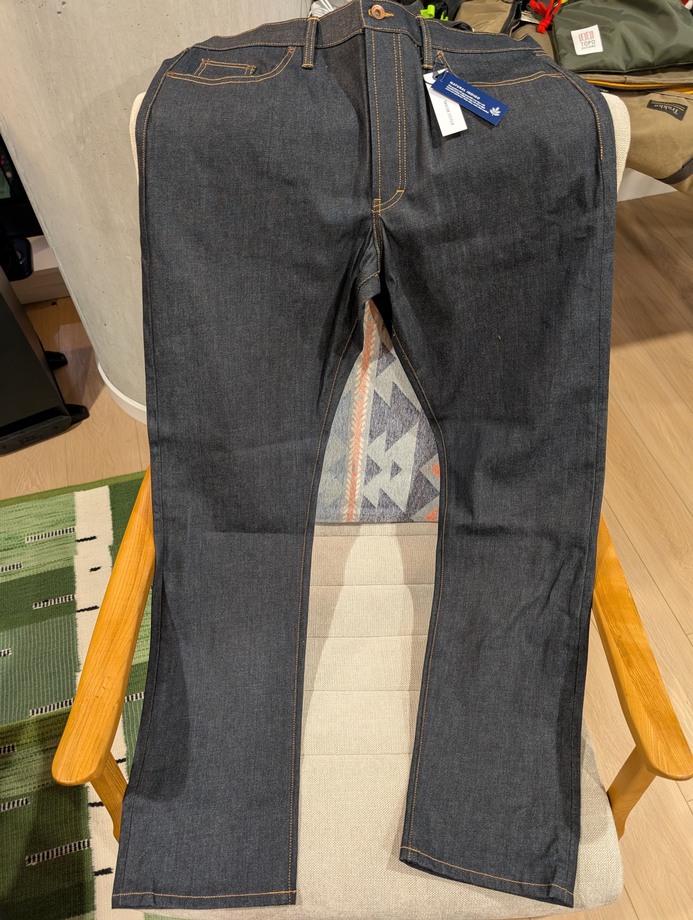 Taylor Stitch The Democratic Jean in Cone Mills Selvage & Cordura Denim. Size US 38 / EU 54 - 1 Thumbnail