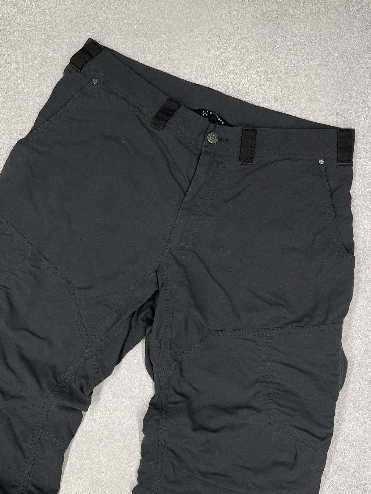 Haglofs Mens Haglofs Nylon Grey Pants Outdoor Gorpcore Size US 34 / EU 50 - 3 Thumbnail