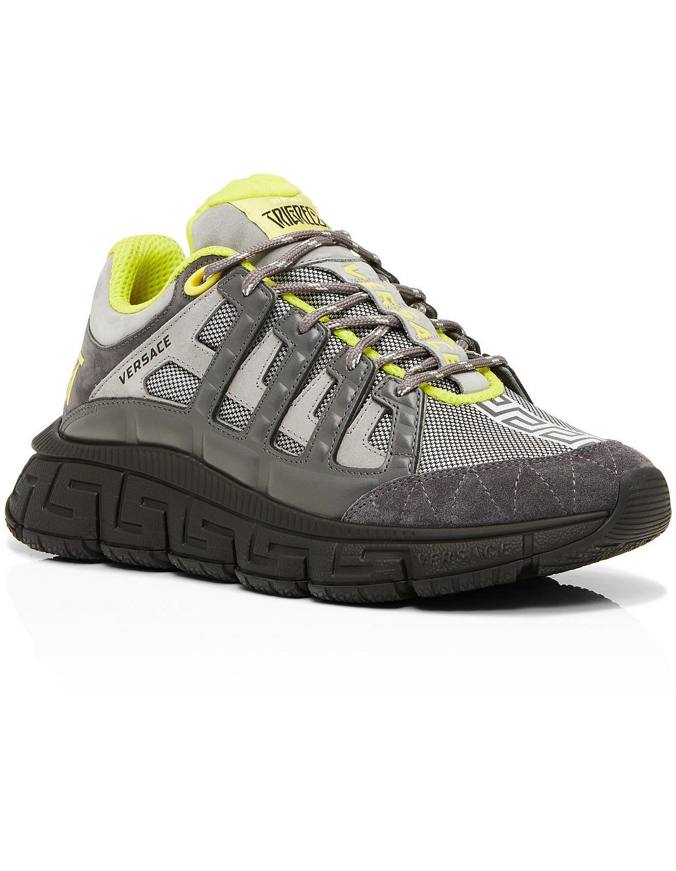 Versace o1y0425 Logo Low-Top Sneakers in Multicolor Size US 7 / EU 40 - 2 Thumbnail