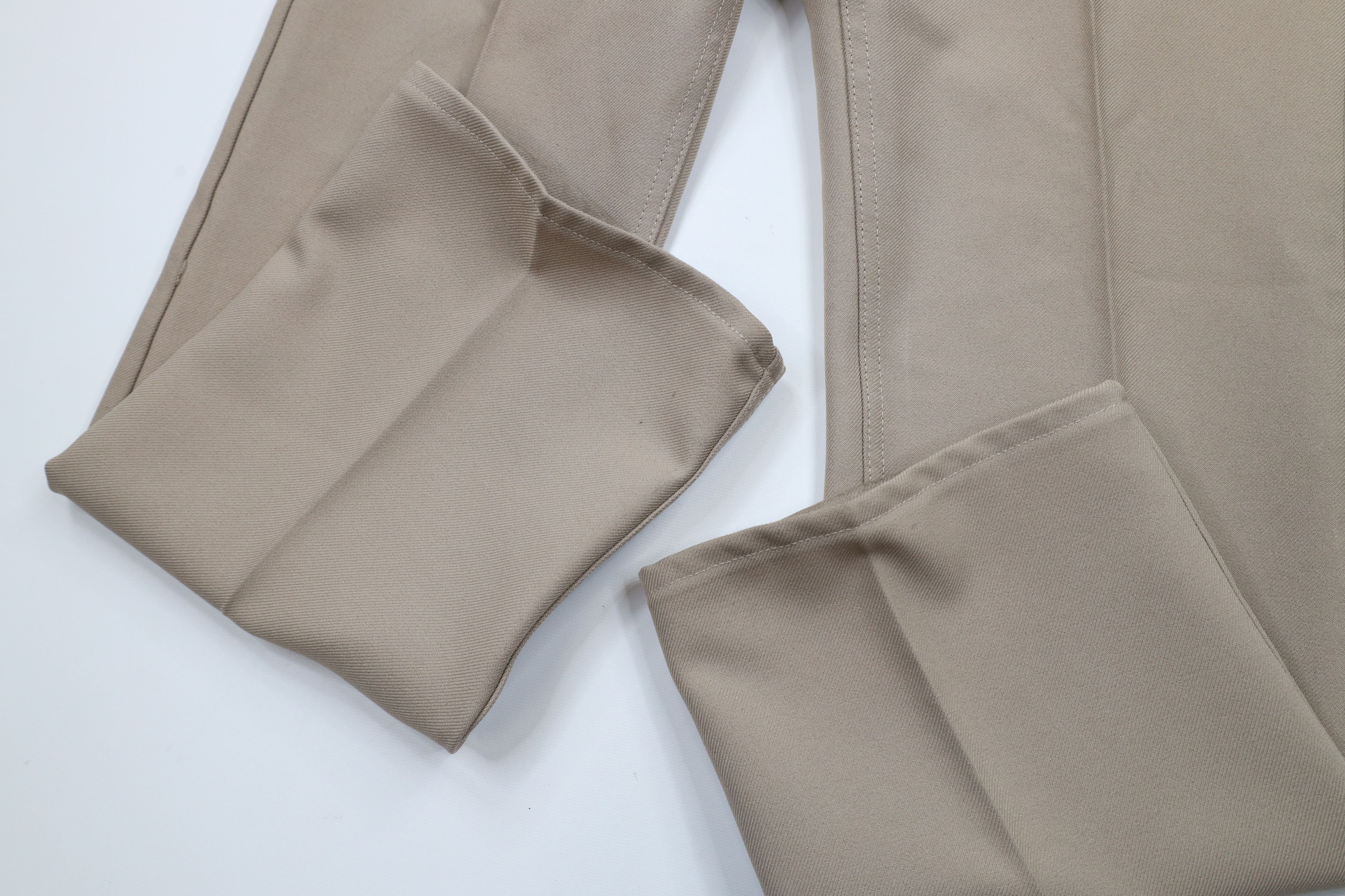 Vintage × Wrangler Vintage 90s Wrangler Knit Flared Bootcut Chino Pants Beige Size US 36 / EU 52 - 8 Thumbnail