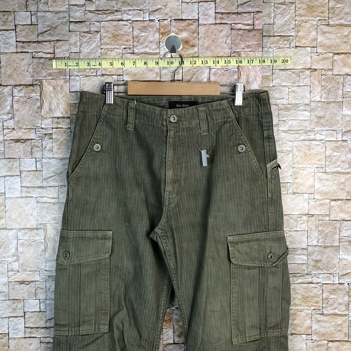 If Six Was Nine Nine Blocks faded utility Cargo Multipocket Pants #A813 Size US 32 / EU 48 - 4 Thumbnail