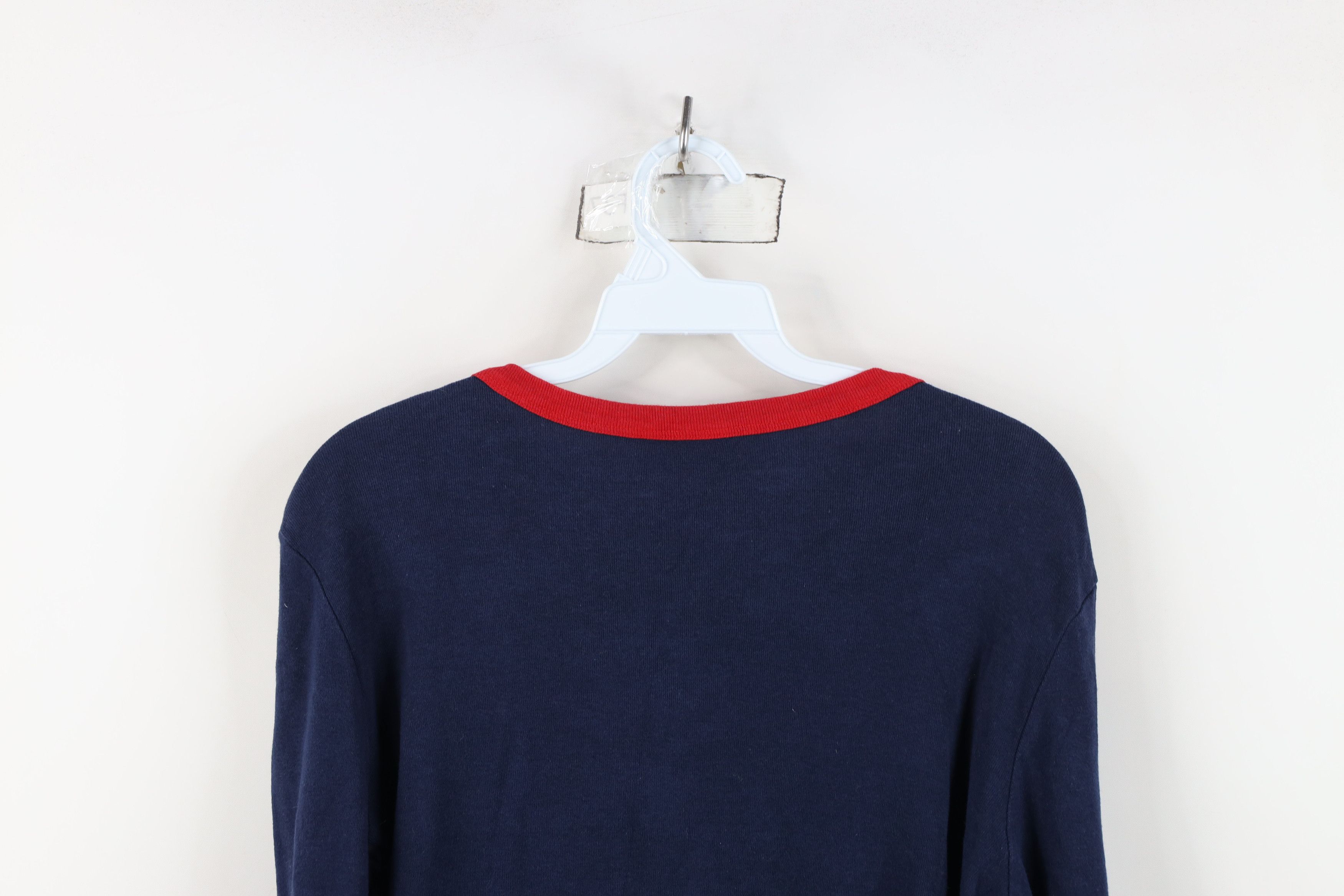 Vintage Vintage 90s Y2K Mudd Babydoll Cropped Ribbed Knit T-Shirt Size L / US 10 / IT 46 - 14 Thumbnail
