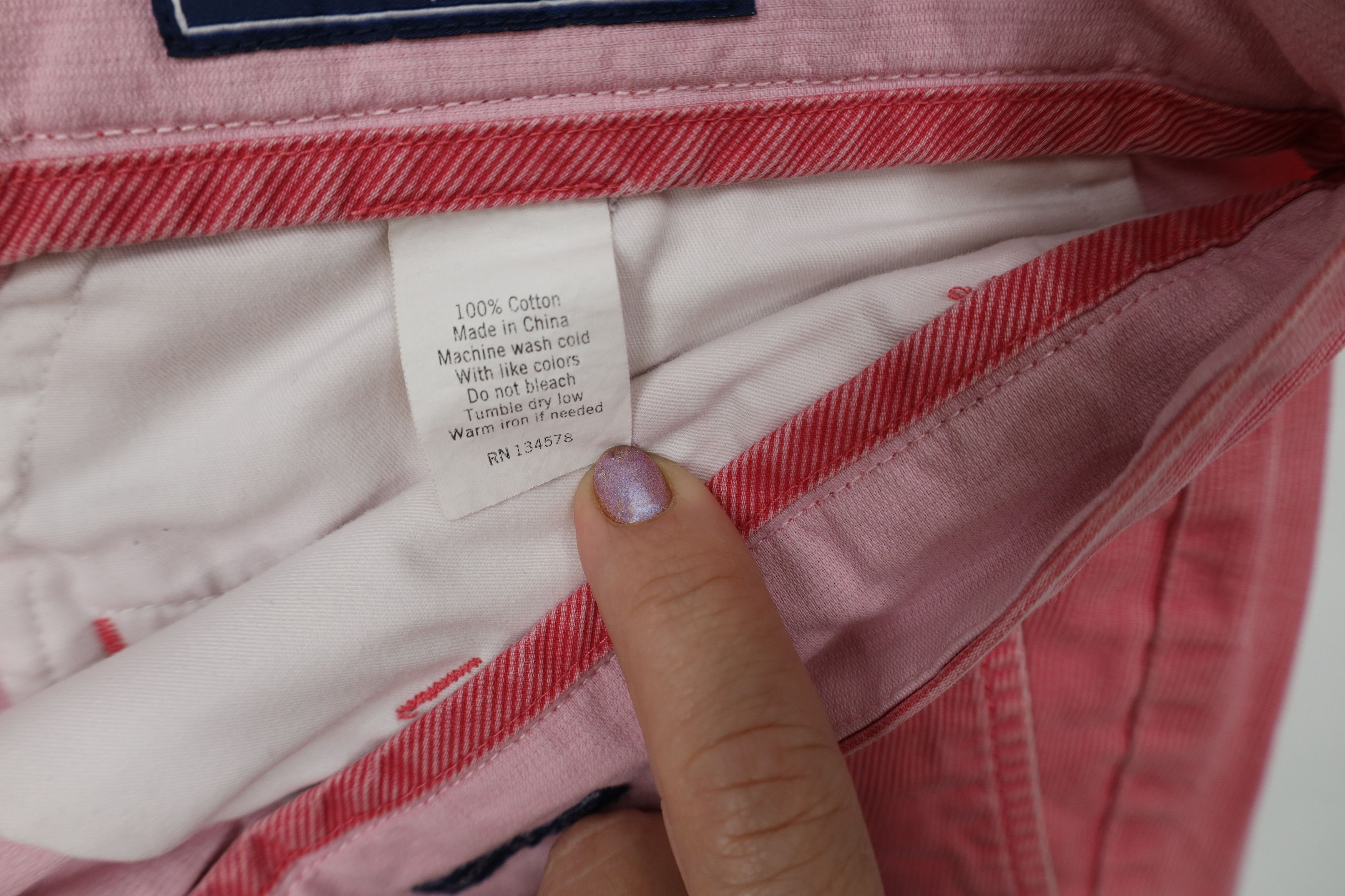 Vineyard Vines Vineyard Vines Ribbed Micro Corduroy Chino Shorts Red Size US 34 / EU 50 - 9 Thumbnail