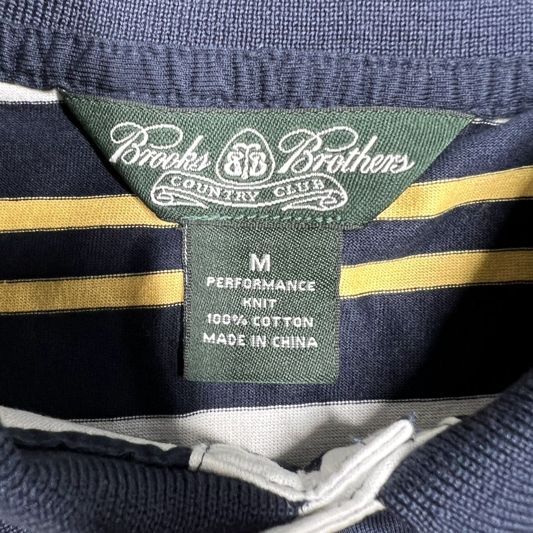 Brooks Brothers Brooks Brothers Performance Polo Men’s Medium Multicolor Striped Blue Shirt Mens Colorful Classic Sports Size US M / EU 48-50 / 2 - 6 Thumbnail