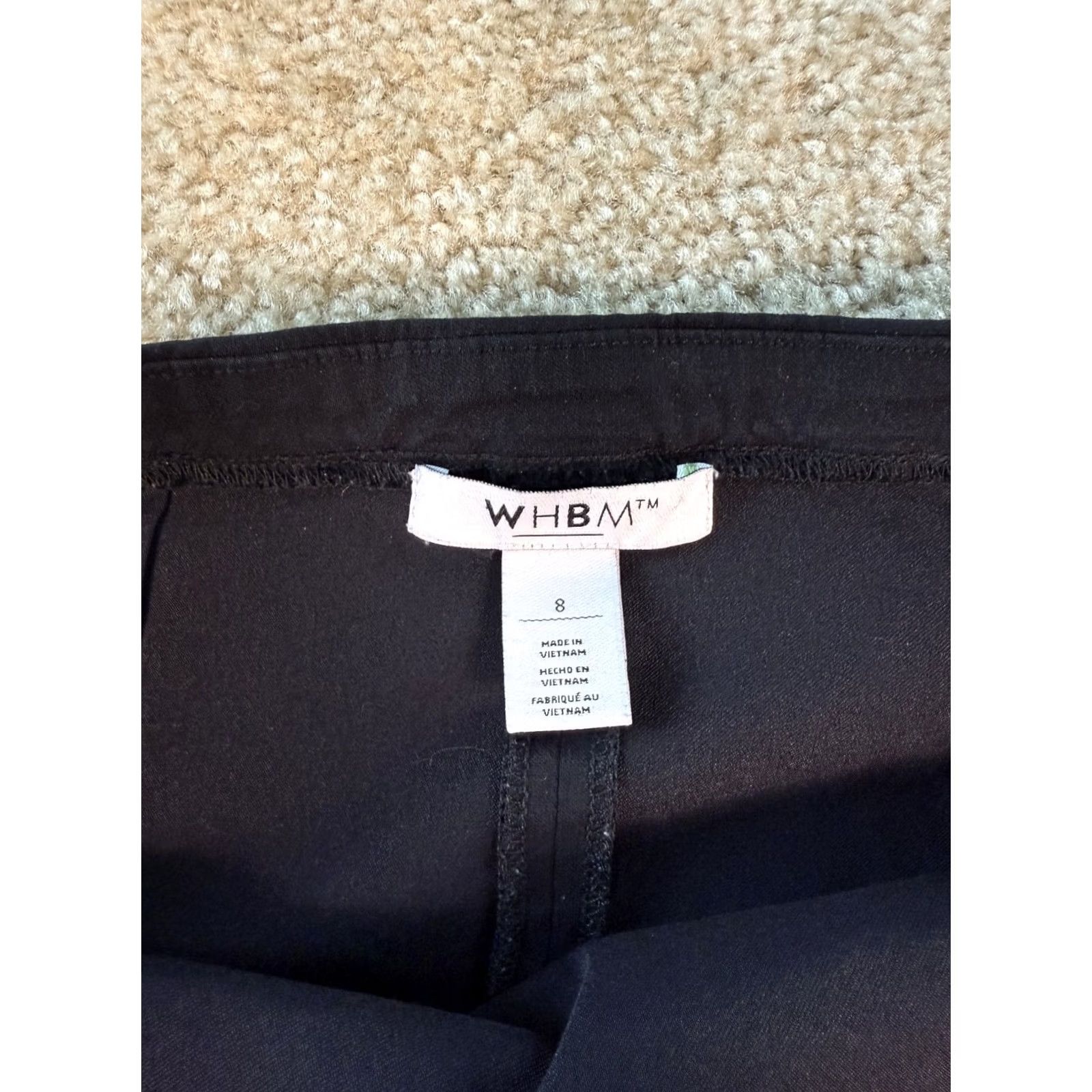 White House Black Market White House Black Market Skirt Size 8 Black A Line Office Career D271 Size 30" / US 8 / IT 44 - 4 Thumbnail