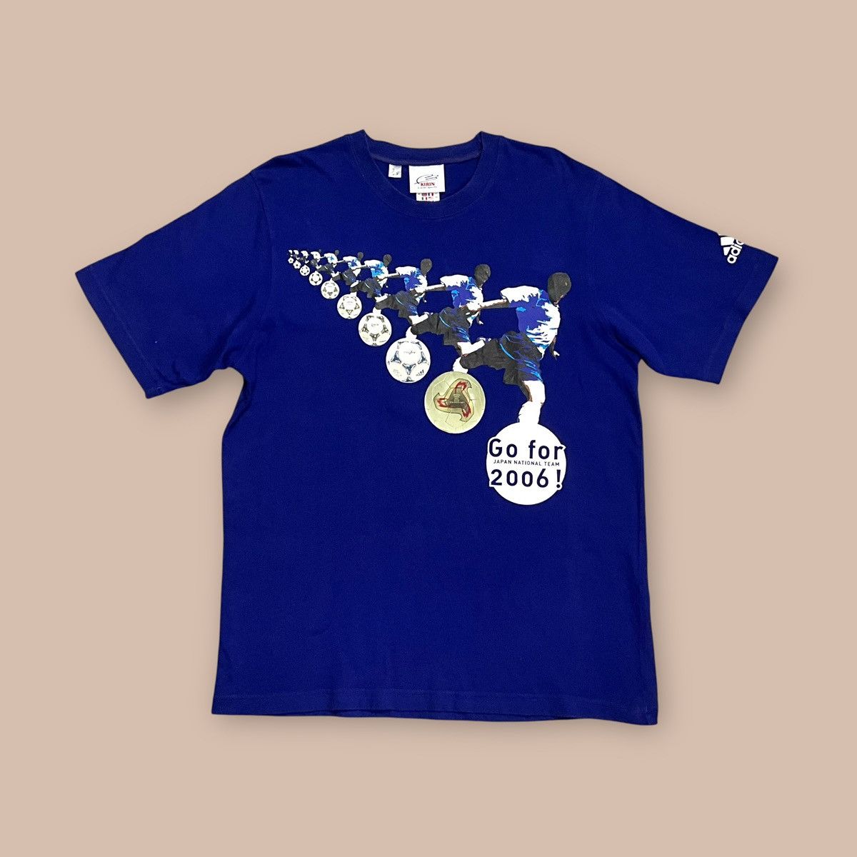 Adidas Adidas x Kirin "Go For 2006" Tee Size US L / EU 52-54 / 3 - 1 Thumbnail