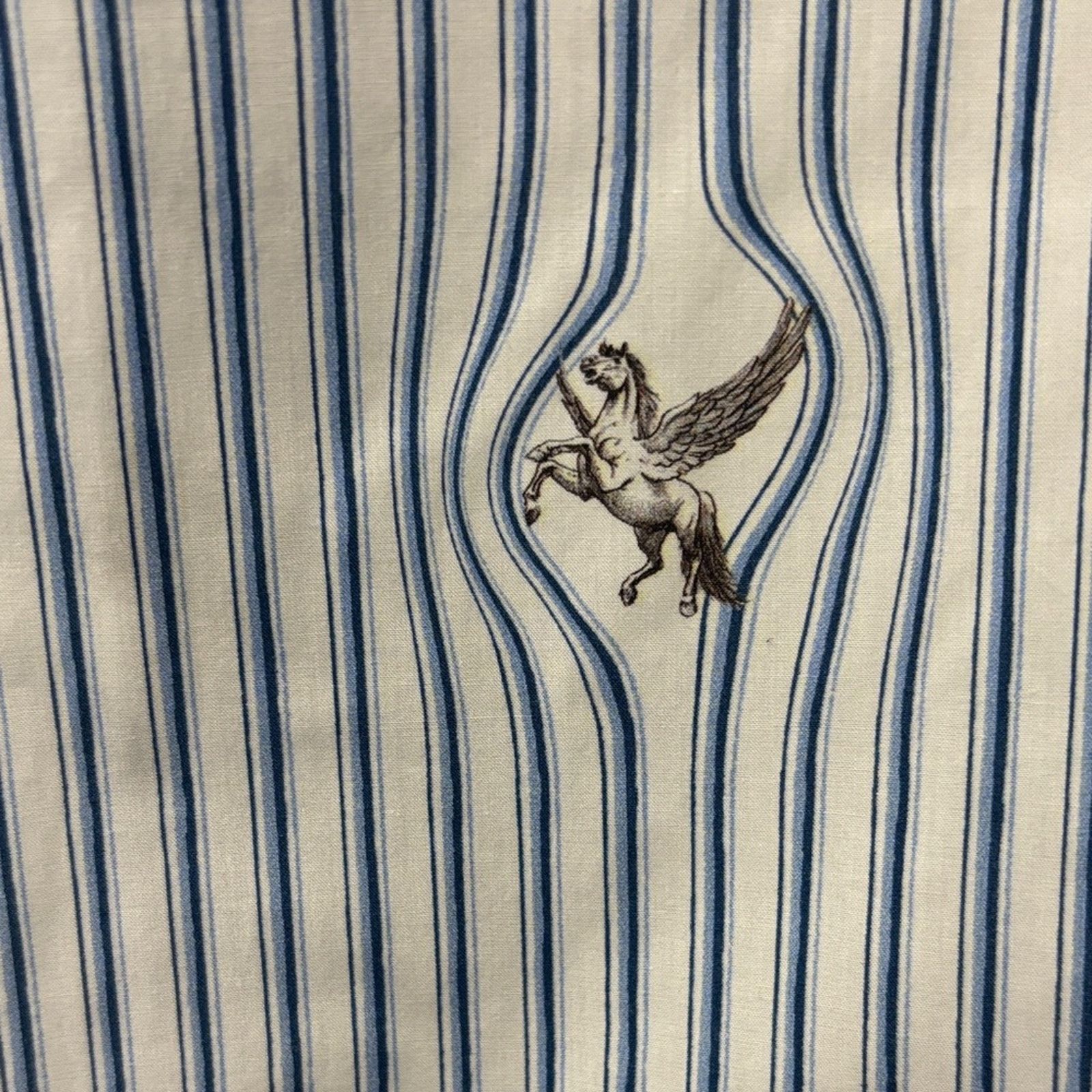 Etro NWT Etro Blue and White Striped Men's Shirt Size 40 M Size US M / EU 48-50 / 2 - 7 Thumbnail
