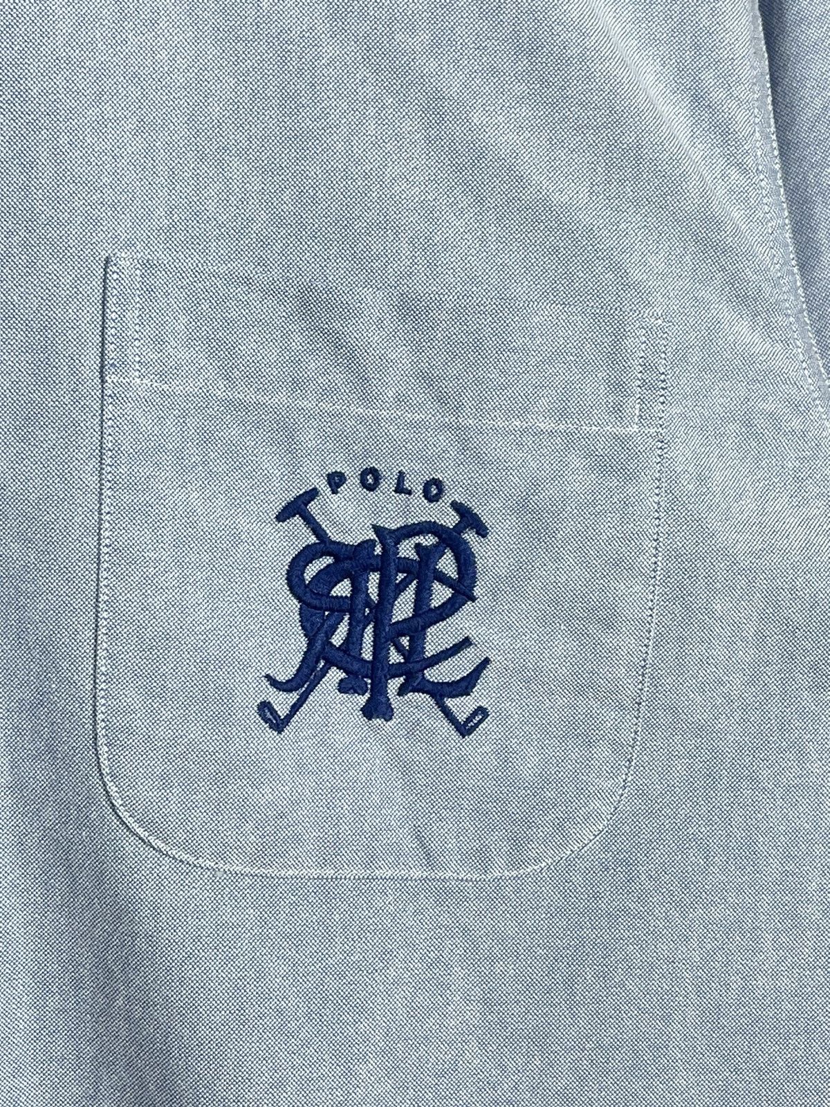 Polo Ralph Lauren Polo Ralph Lauren White Rugby Oxford Blue Shirt Men’s Size L Size US L / EU 52-54 / 3 - 4 Thumbnail