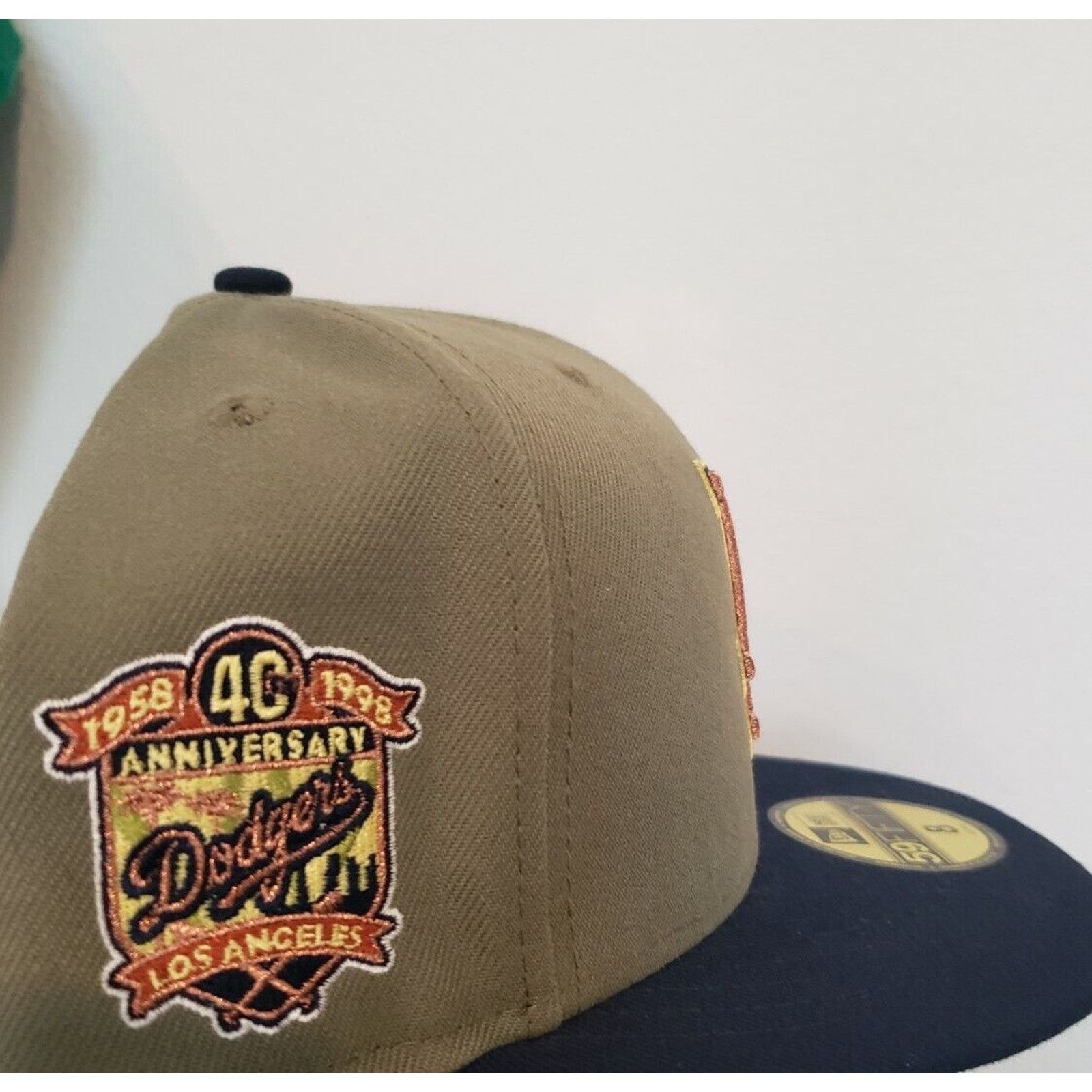 New Era Los Angeles Dodgers Hat Cap 40th Ann 5950 Size 8 New Era Size ONE SIZE - 2 Thumbnail