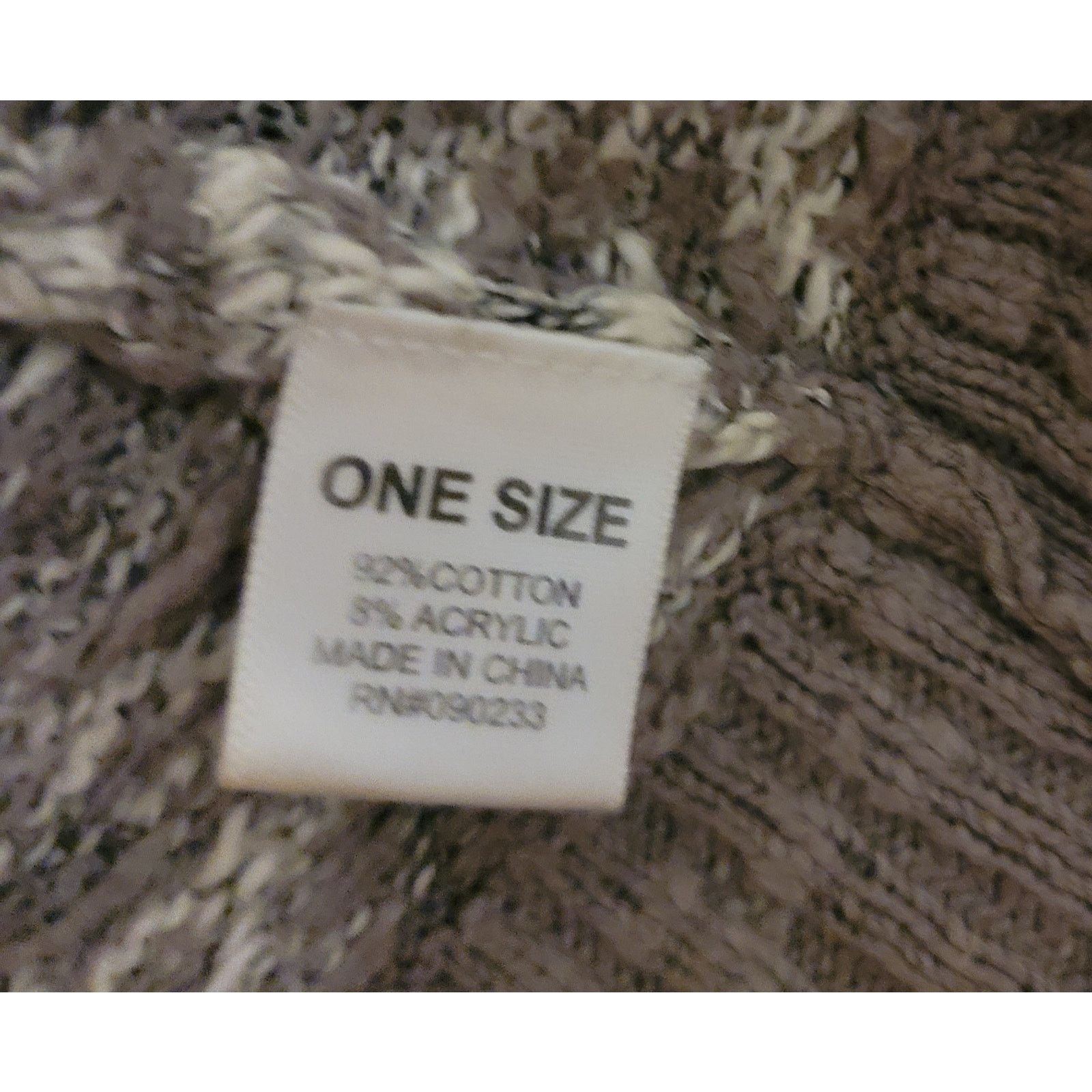 Other LA Hearts Gray White Open Front Knit Cardigan Sweater Large Size L / US 10 / IT 46 - 4 Thumbnail