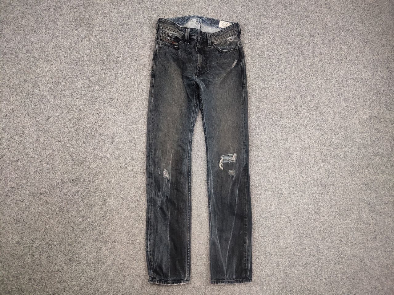 Diesel Diesel Thanaz Vintage Waxed Distressed Denim Jeans l.g.b. Size US 30 / EU 46 - 7 Thumbnail