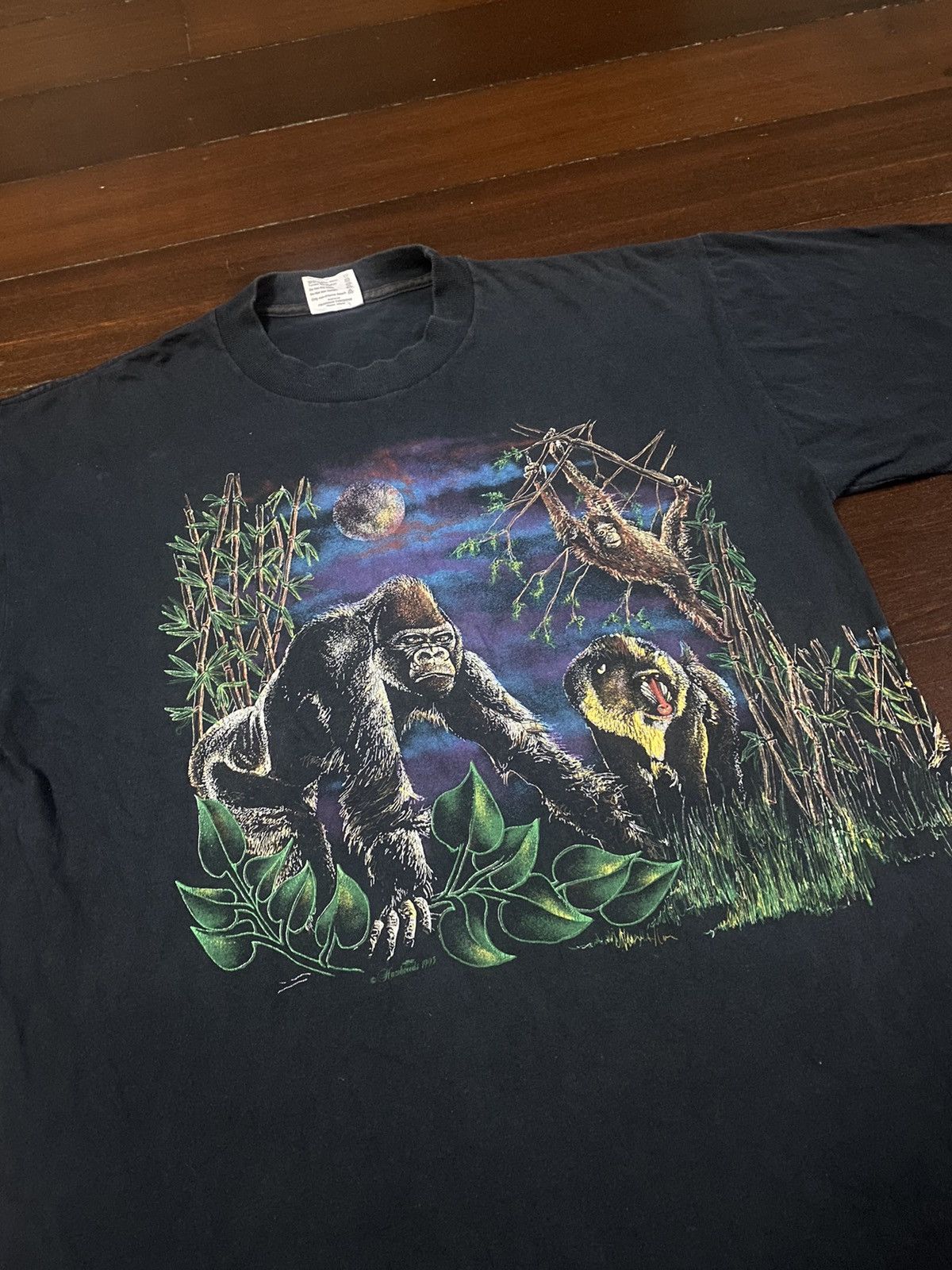 FIRE 🔥 VINTAGE 90s HAZELWOODS ART KINGKONG HUMOR ART